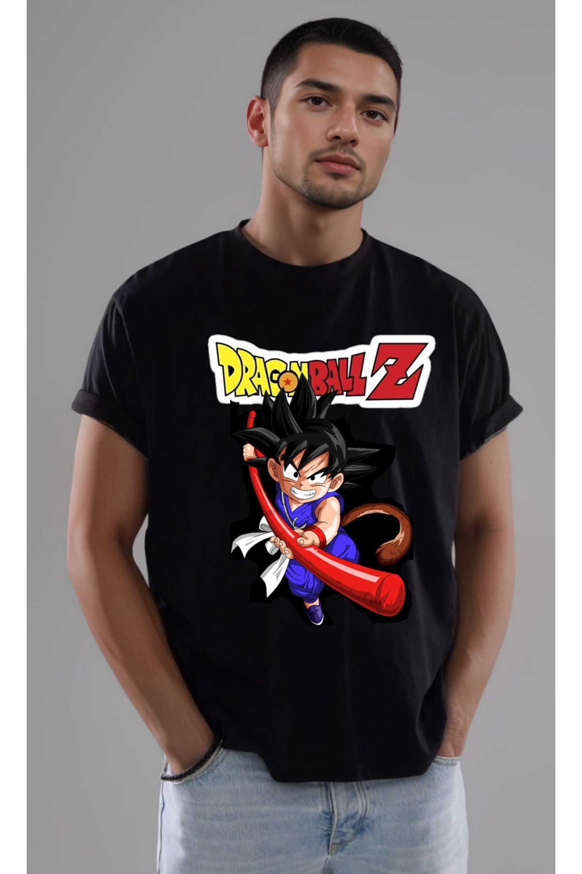 petite pati Dragon Ball Goku Baskılı Unisex Tshirt