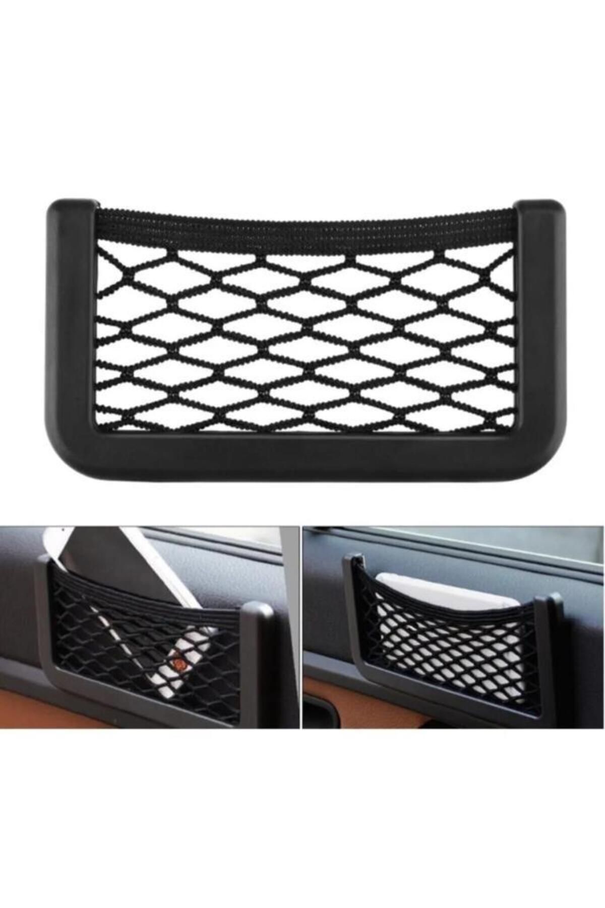 sanal trend 2 Adet 15x8 cm Araç İçi Telefon Tutucu Torpidoya Yapışan Düzenleyici Organizer File