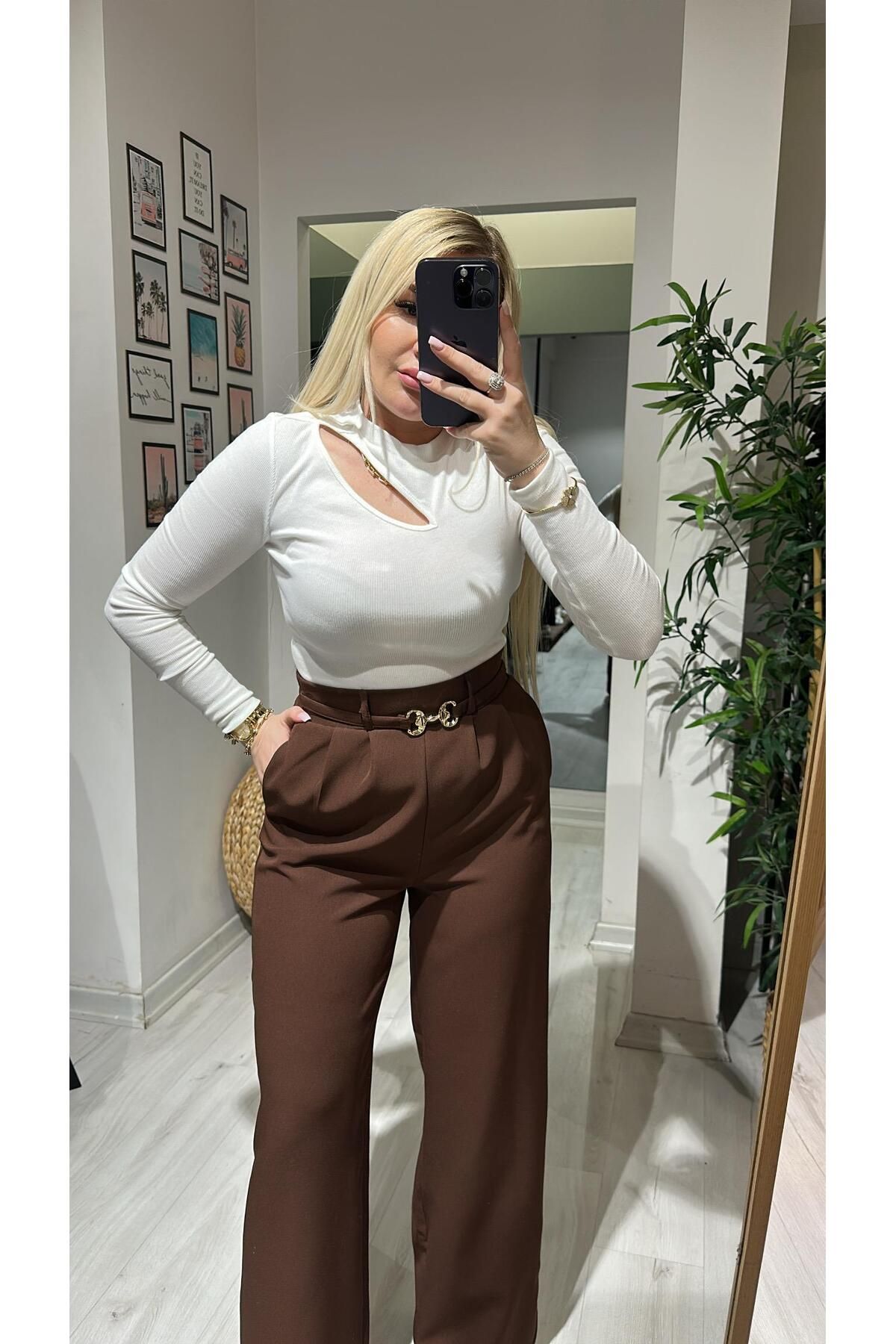 Acar Boutique Önü Açık Ribana Bluz