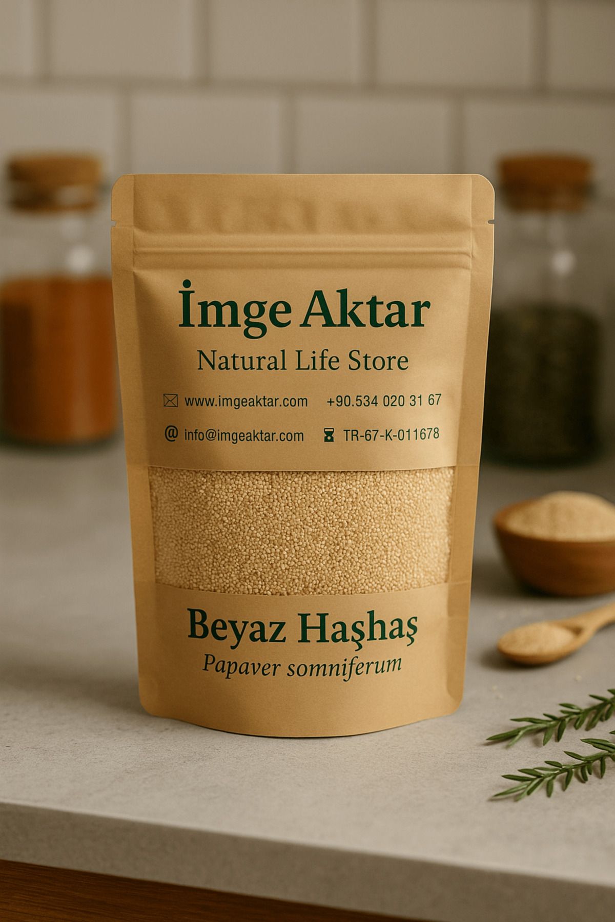 İmge Aktar Beyaz Haşhaş 100g