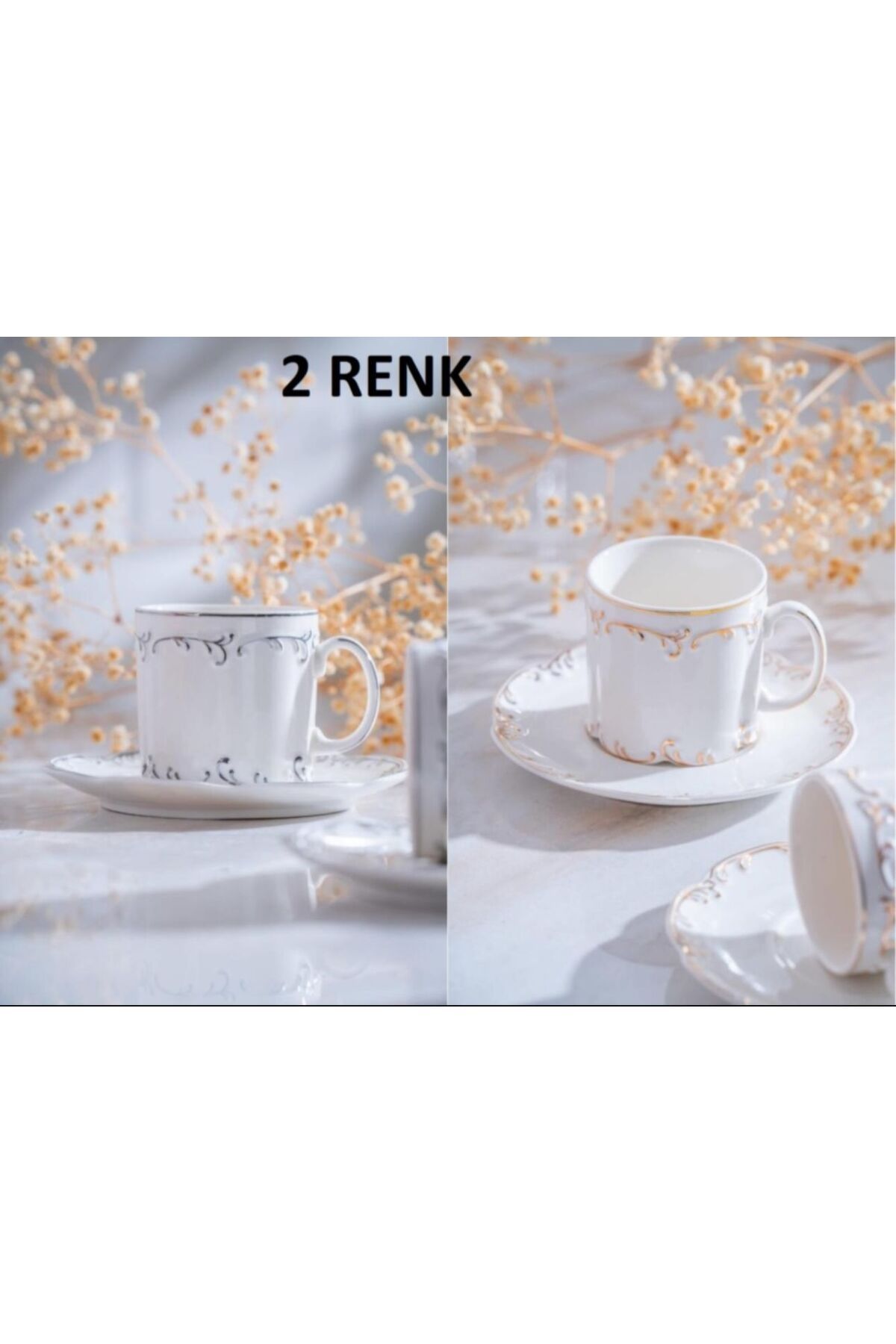 ACAR 2 ' Lİ ACAR-SYT-06056 - Marilla Kahve Fincan Takımı 2 KİŞİLİK