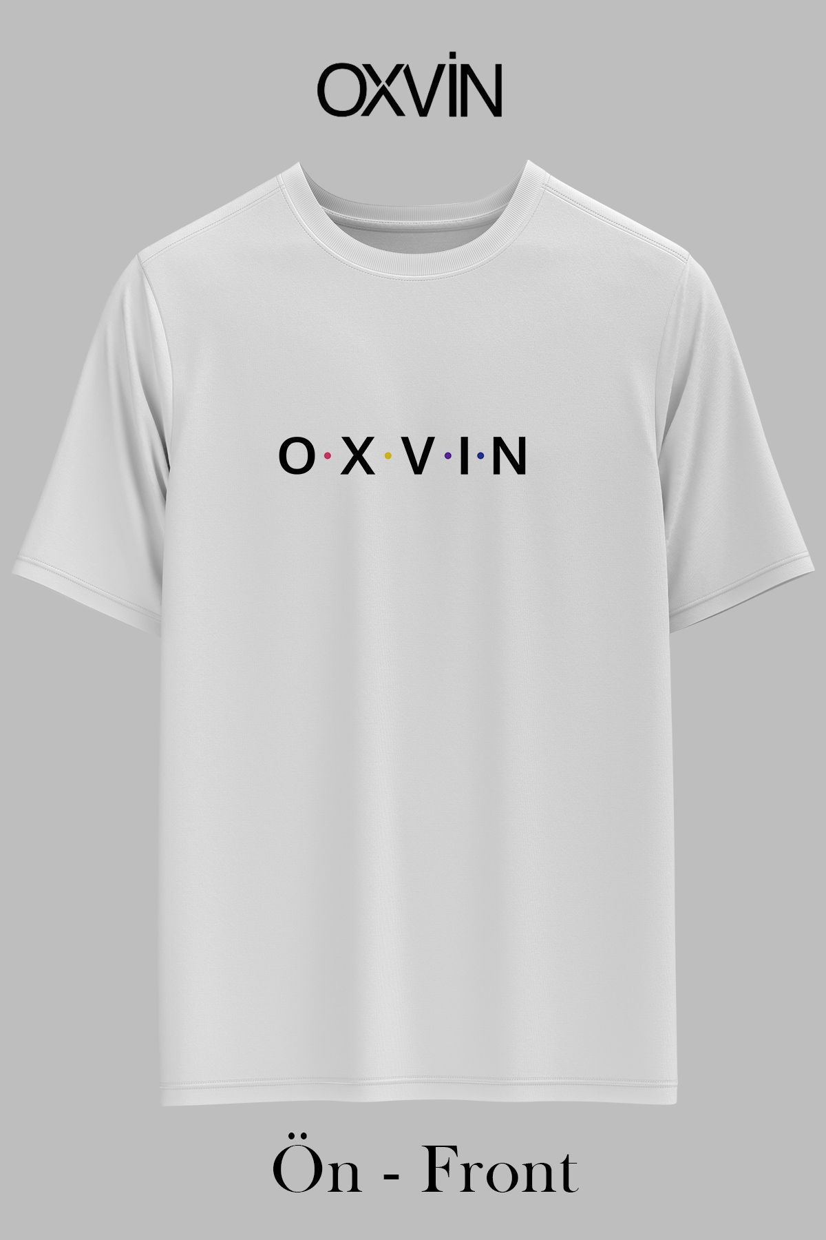 OXVİN Baskılı OVERSİZE Unisex T-Shirt (BOL KALIP)