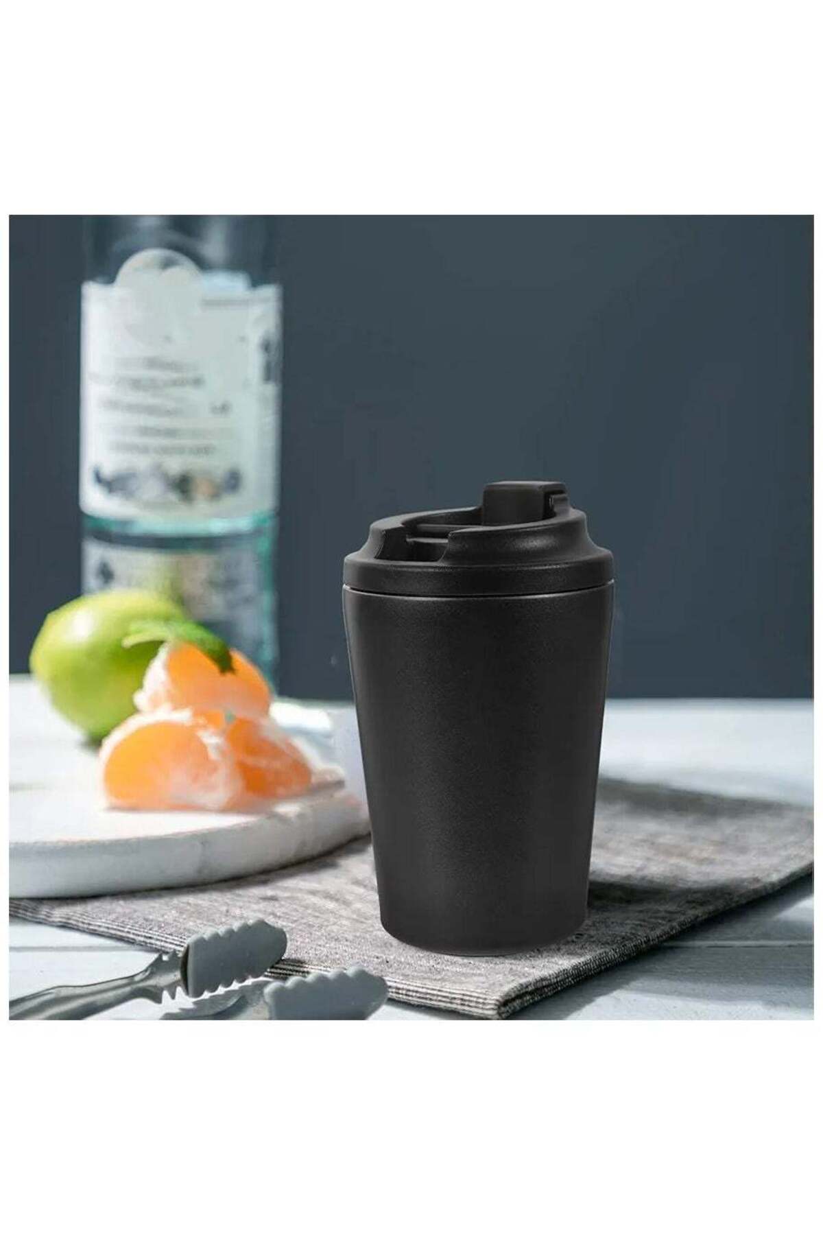 كوب قهوة للسفر من الفولاذ المقاوم للصدأ معزول بالتفريغ لحفظ المشروبات الساخنة والثلج للاستخدام في المنزل والمكتب