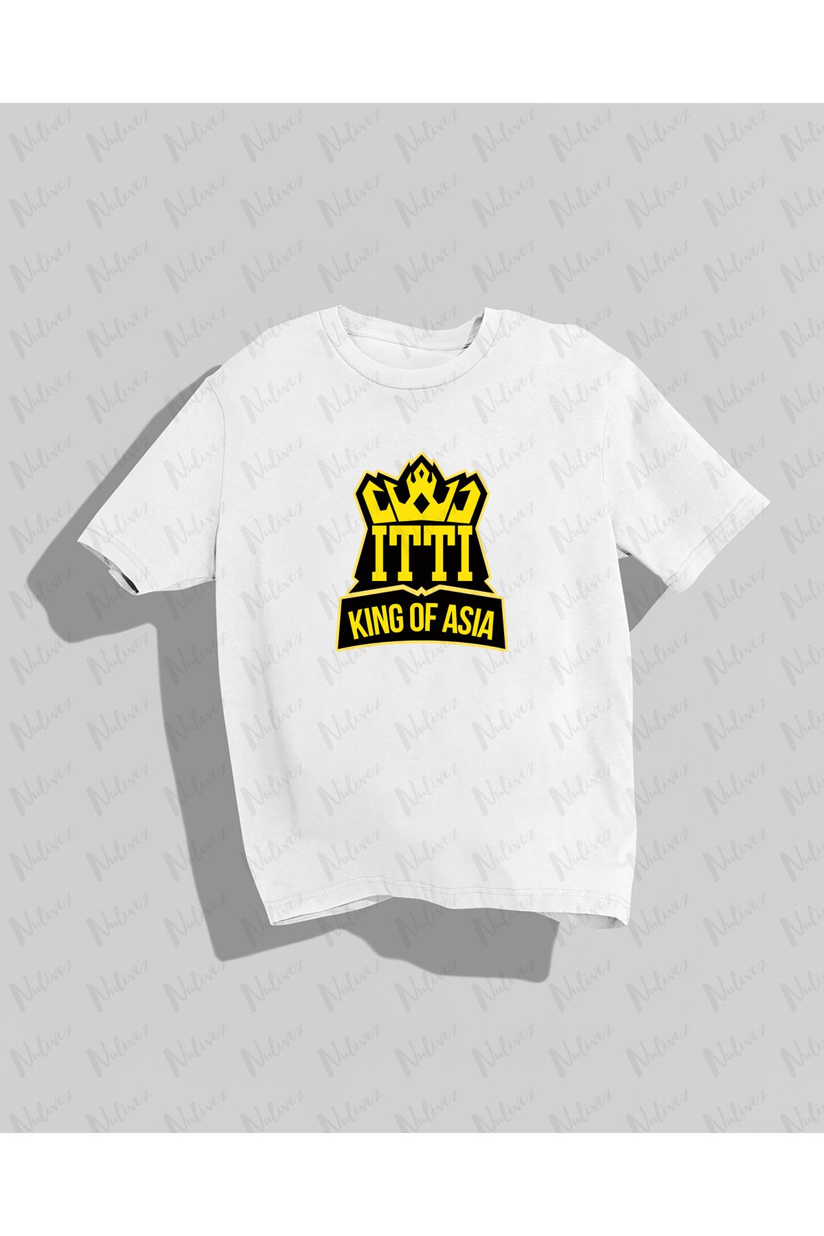 Nulivez ITTIHAD Tasarımı Baskılı Yüksek Kalite Kompakt Unisex Oversize T-Shirt