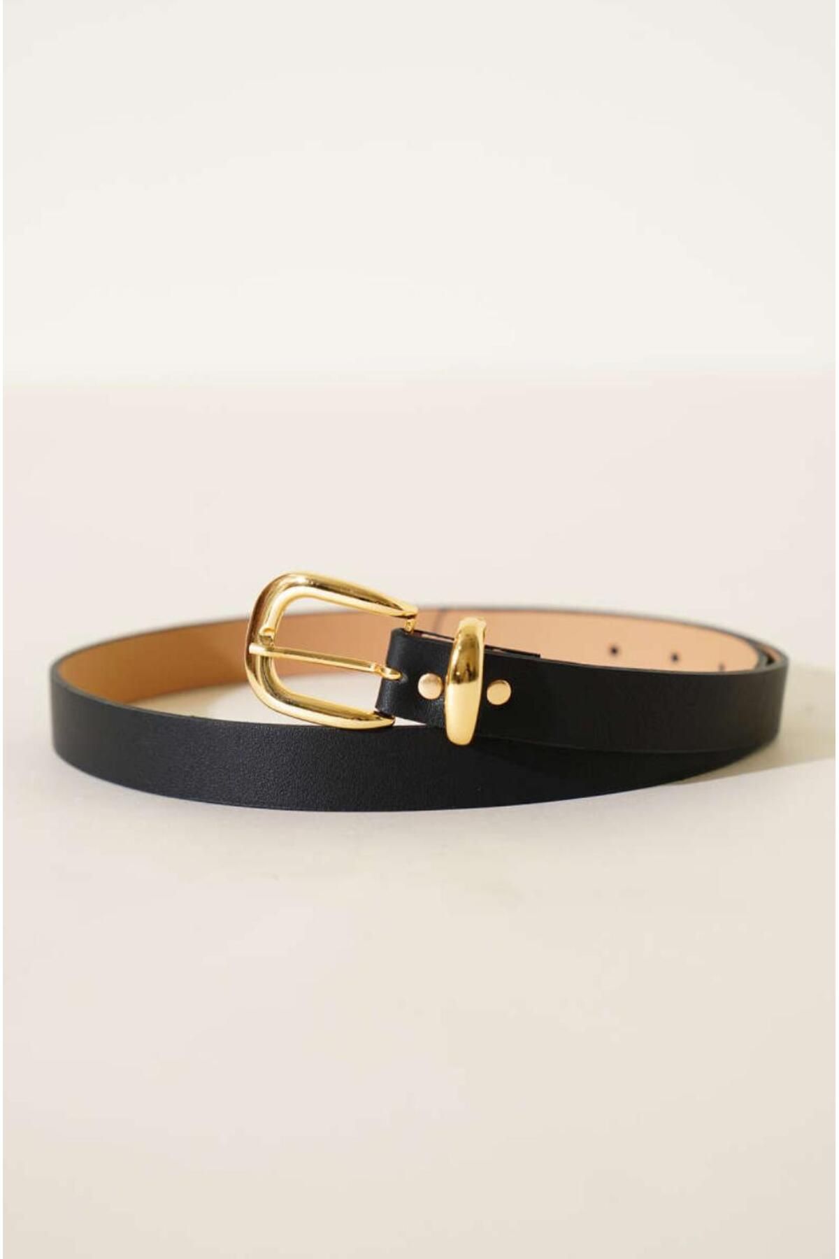 Desre Moda Gold Toka Köprü Kadın Kemeri,Pantalon Kemeri,Ceket Kemeri,Gömlek Kemeri