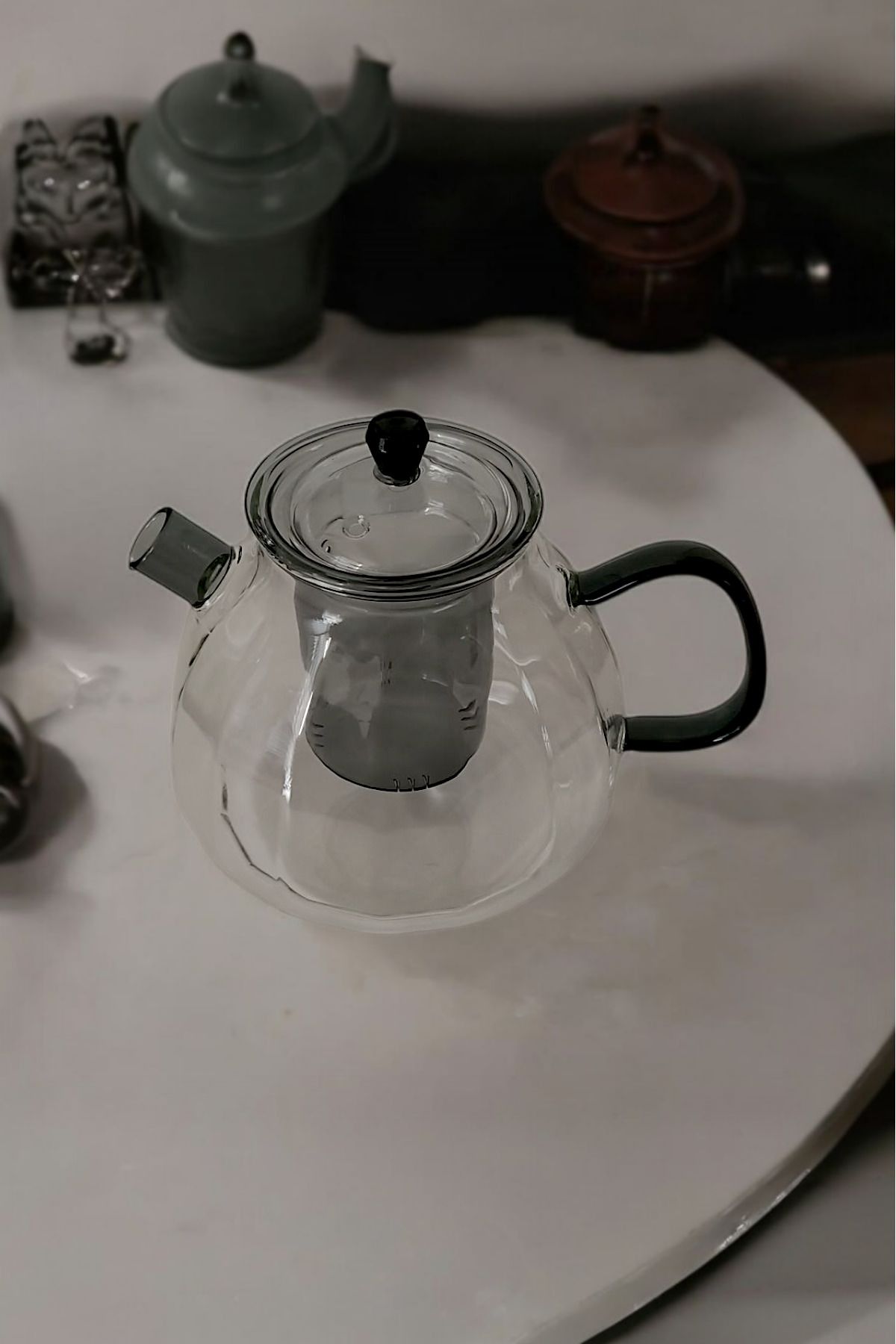 Panhera Cam Demlik Füme 1100 ml