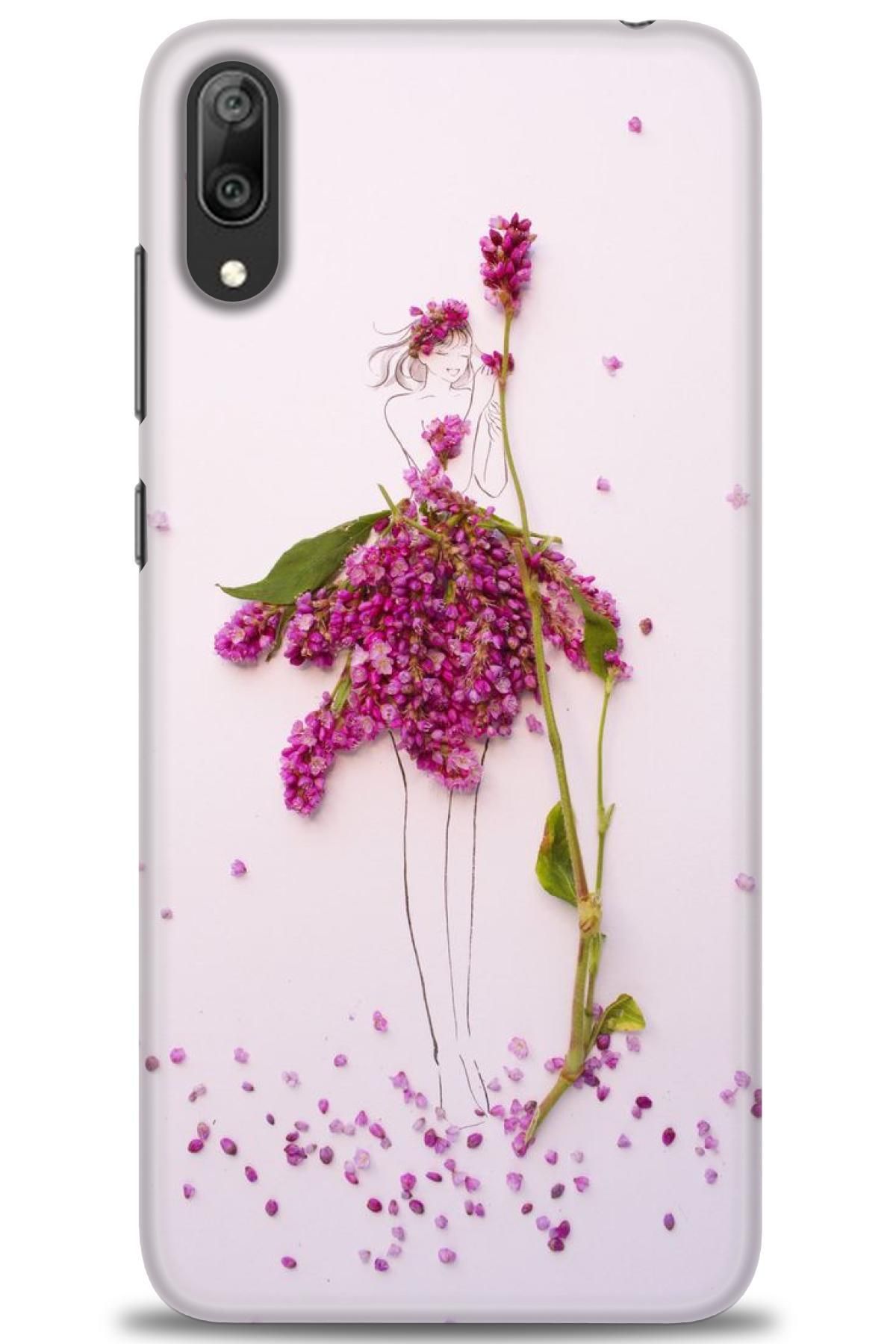CooperTech Huawei Y7 Prime 2019 İle Uyumlu HD Baskılı Silikon Kılıf - 736