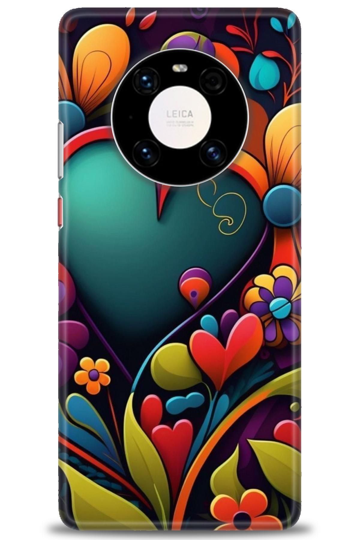 CooperTech Huawei Mate 40 Pro İle Uyumlu HD Baskılı Silikon Kılıf - 534