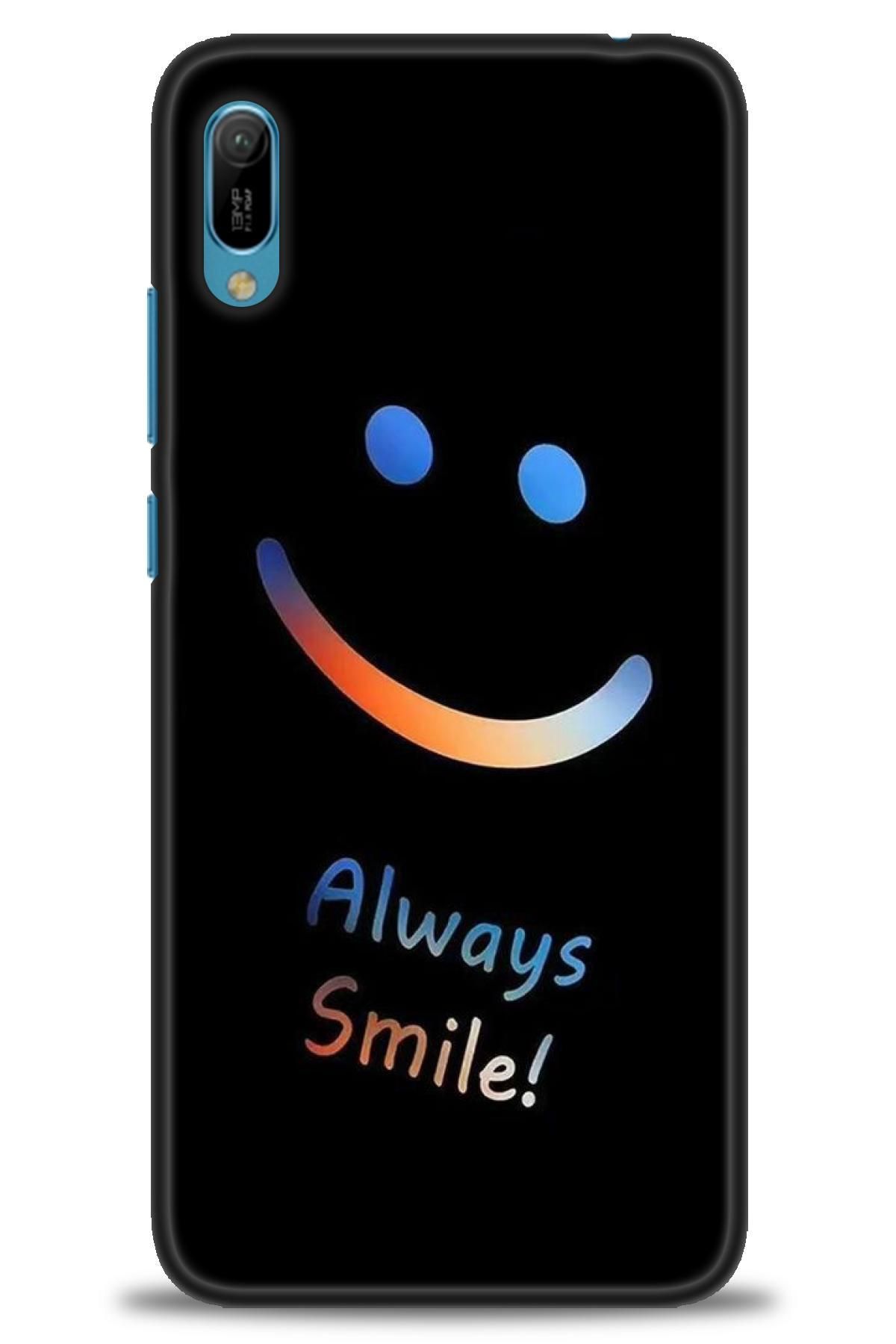 CooperTech Huawei Y6 2019 İle Uyumlu HD Baskılı Silikon Kılıf - 479