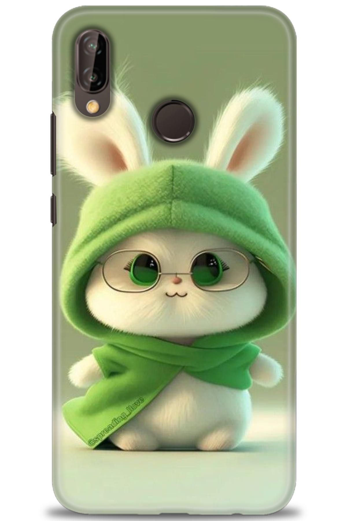 CooperTech Huawei P20 Lite İle Uyumlu HD Baskılı Silikon Kılıf - 592