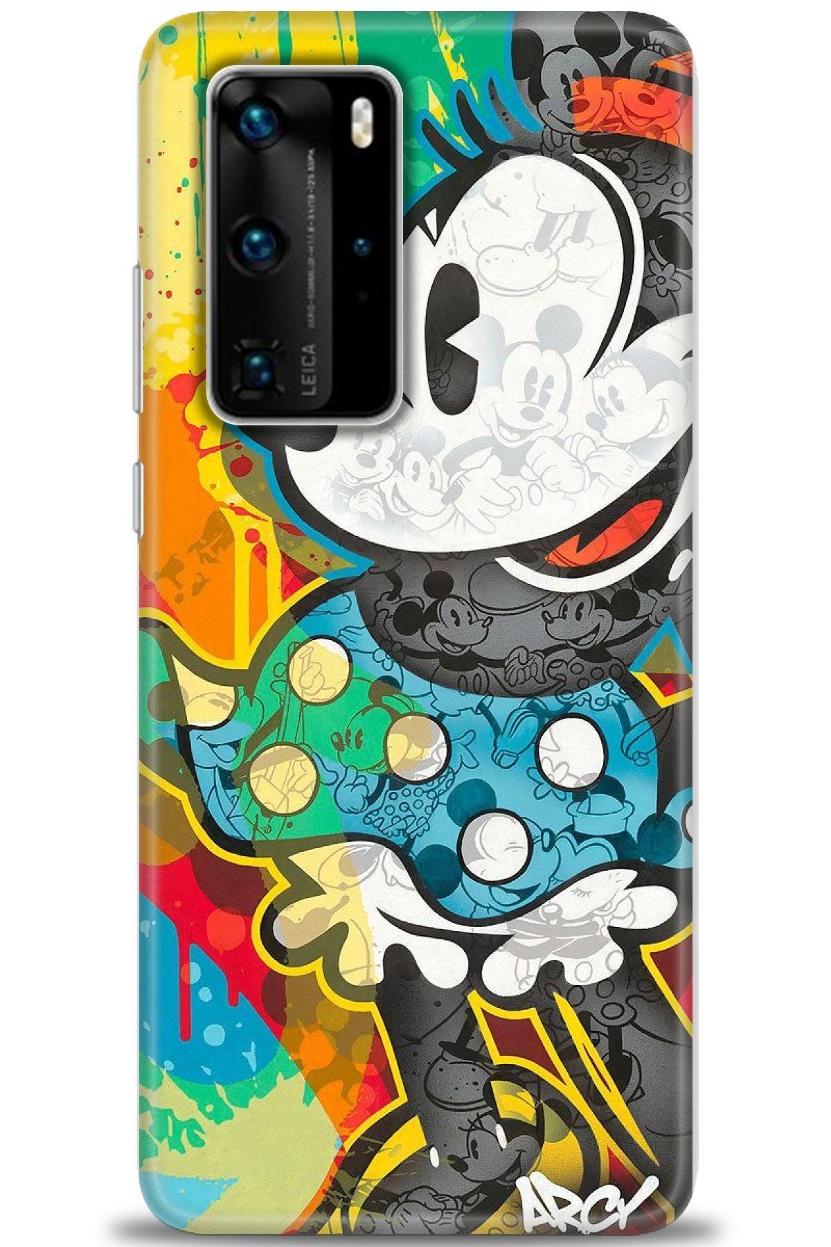 CooperTech Huawei P40 Pro İle Uyumlu HD Baskılı Silikon Kılıf - 284