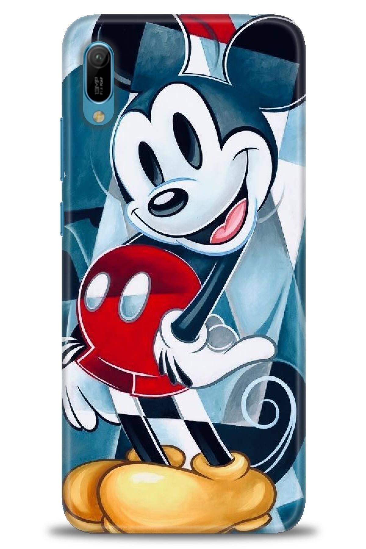 CooperTech Huawei Y6 2019 İle Uyumlu HD Baskılı Silikon Kılıf - 824