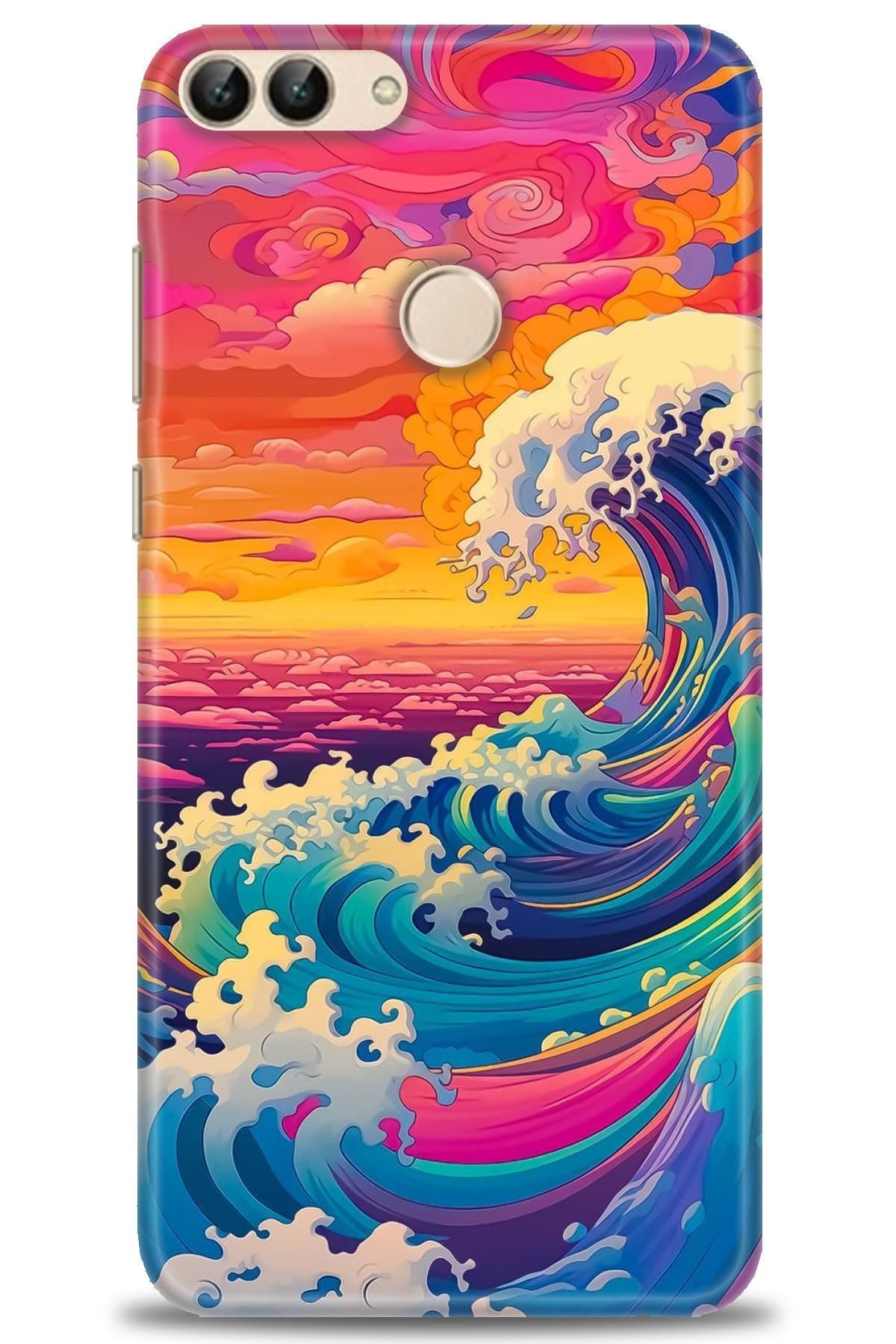 CooperTech Huawei P Smart İle Uyumlu HD Baskılı Silikon Kılıf - 556