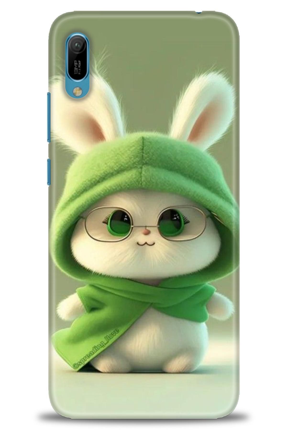 CooperTech Huawei Y6 2019 İle Uyumlu HD Baskılı Silikon Kılıf - 592