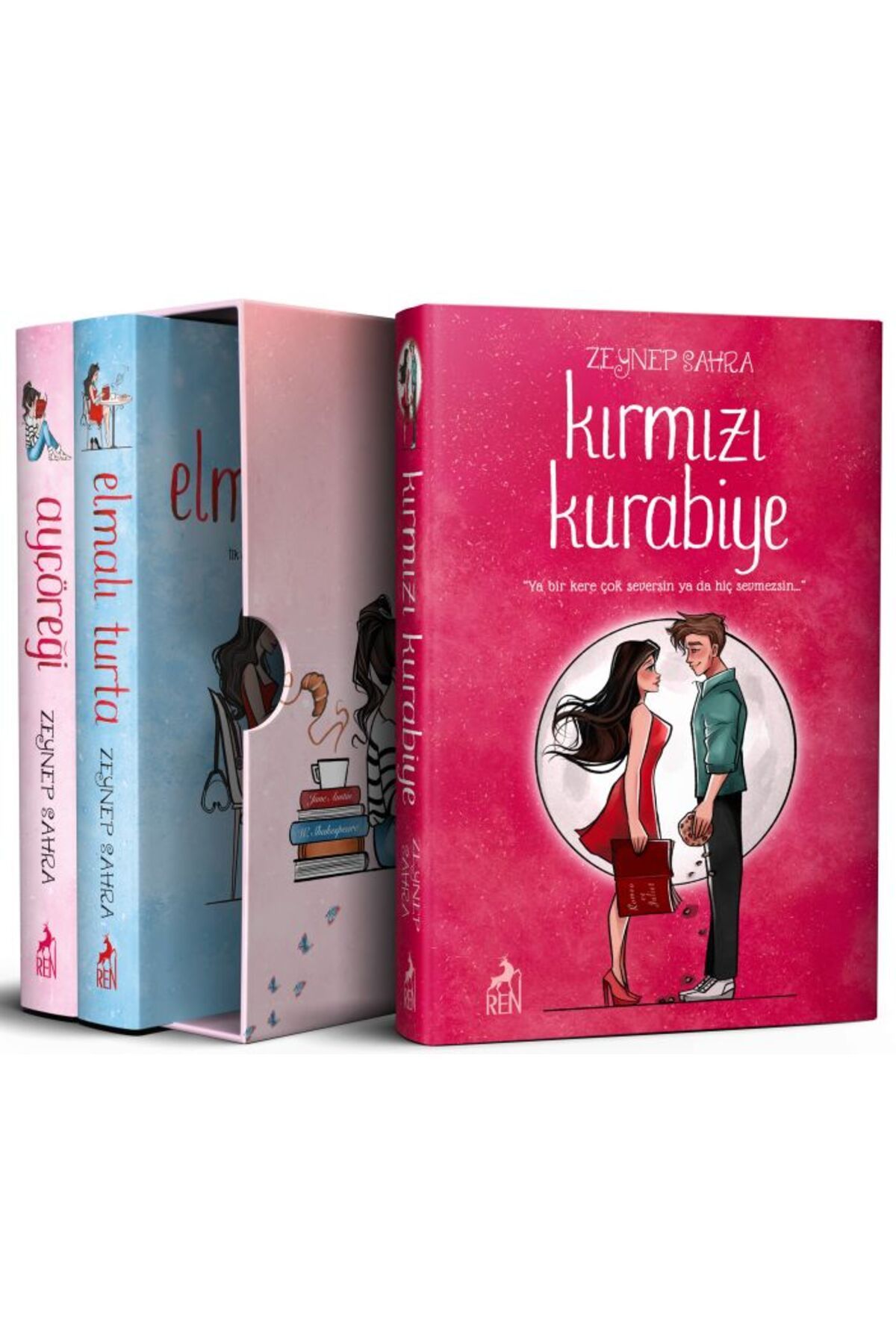 Türk Dil Kurumu Yayınları Ayçöreği - Elmalı Turta - Kırmızı Kurabiye (Set)