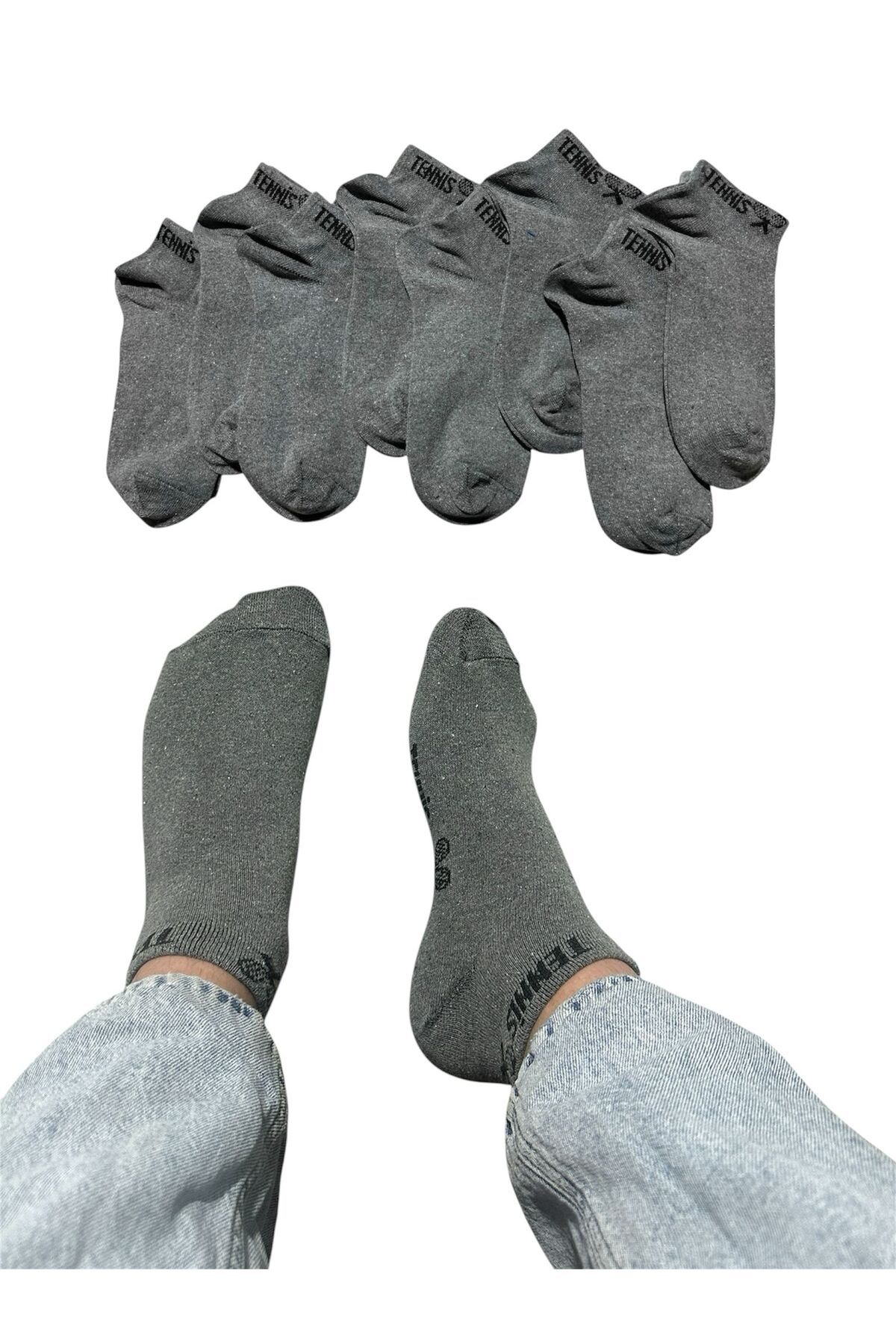 BYNDRSOCKS 7 Çift Erkek Patik Pamuklu Çorap