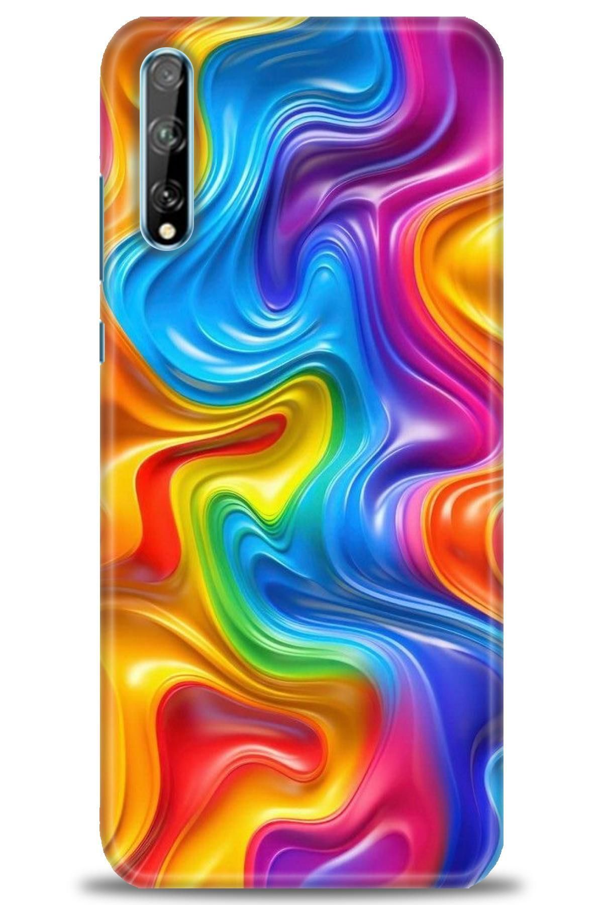 CooperTech Huawei P Smart S İle Uyumlu HD Baskılı Silikon Kılıf - 552
