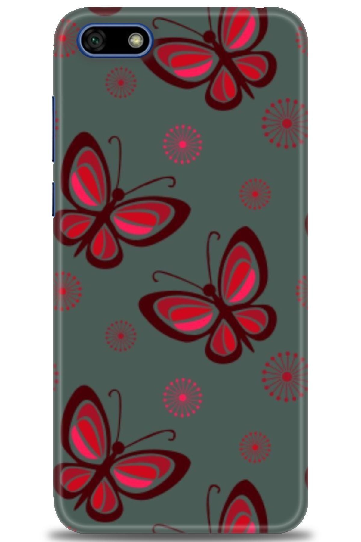 CooperTech Huawei Y5 2018 İle Uyumlu HD Baskılı Silikon Kılıf - 691