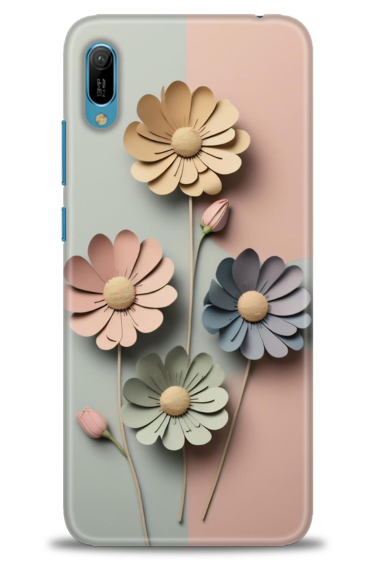 CooperTech Huawei Y6 2019 İle Uyumlu HD Baskılı Silikon Kılıf - 419