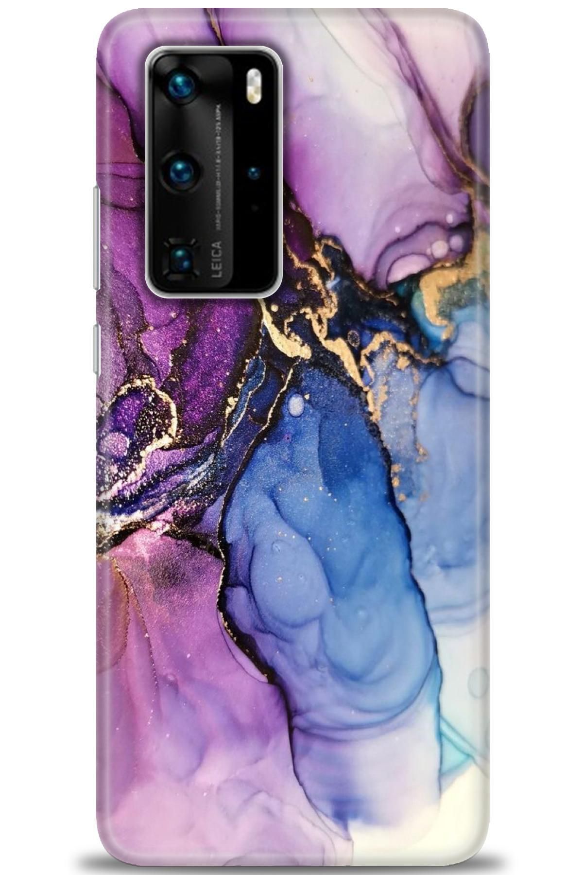 CooperTech Huawei P40 Pro İle Uyumlu HD Baskılı Silikon Kılıf - 50