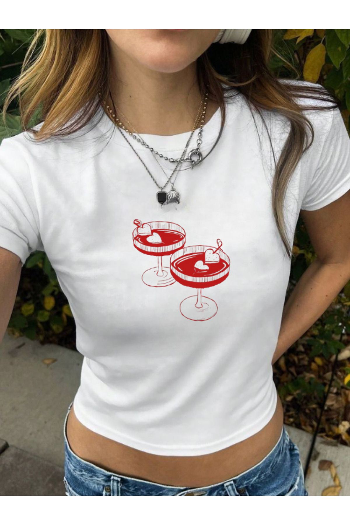 DEEFWEAR DREICH COCKTAIL (12) BASKILI BEYAZ CROP