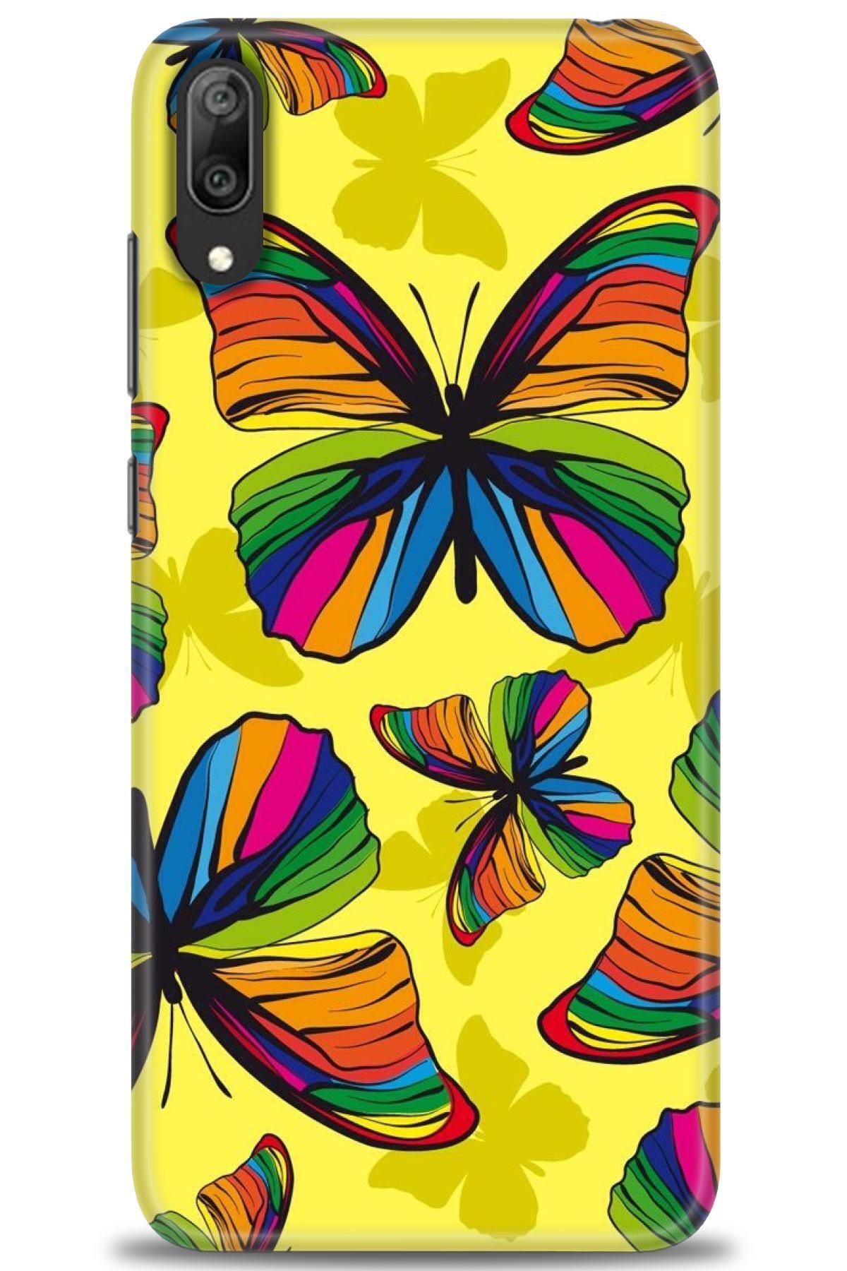 CooperTech Huawei Y7 Prime 2019 İle Uyumlu HD Baskılı Silikon Kılıf - 817