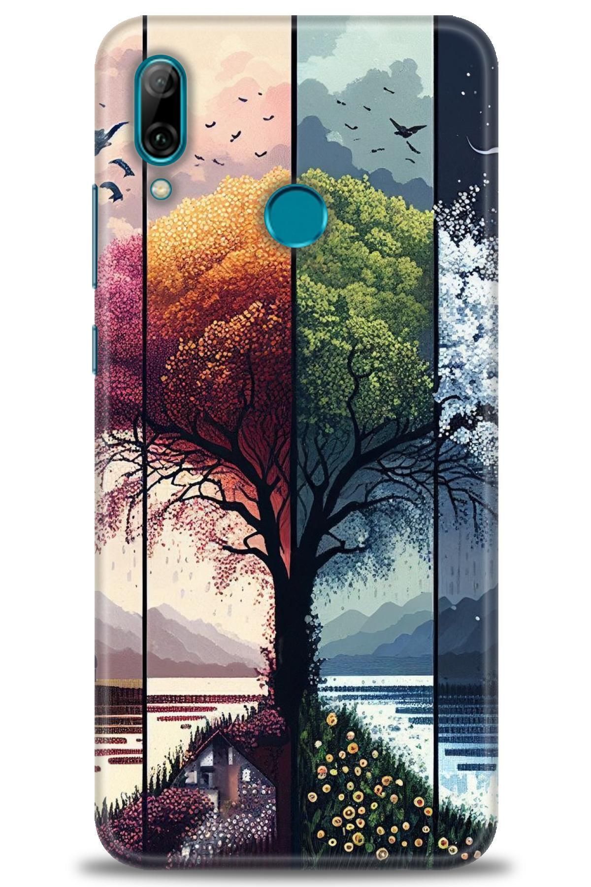 CooperTech Huawei P Smart Pro 2019 İle Uyumlu HD Baskılı Silikon Kılıf - 624