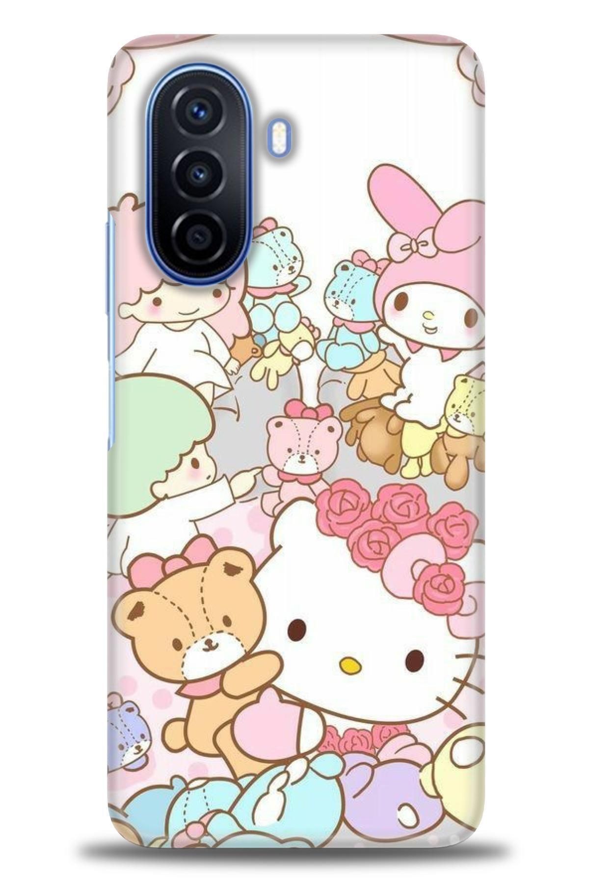 CooperTech Huawei Nova Y70 İle Uyumlu HD Baskılı Silikon Kılıf - 444