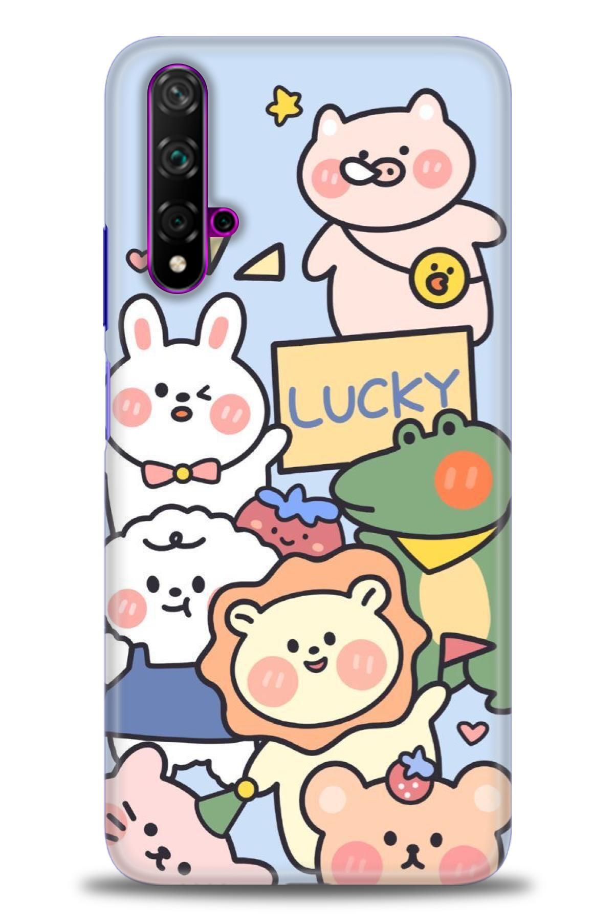 CooperTech Huawei Nova 5T İle Uyumlu HD Baskılı Silikon Kılıf - 293