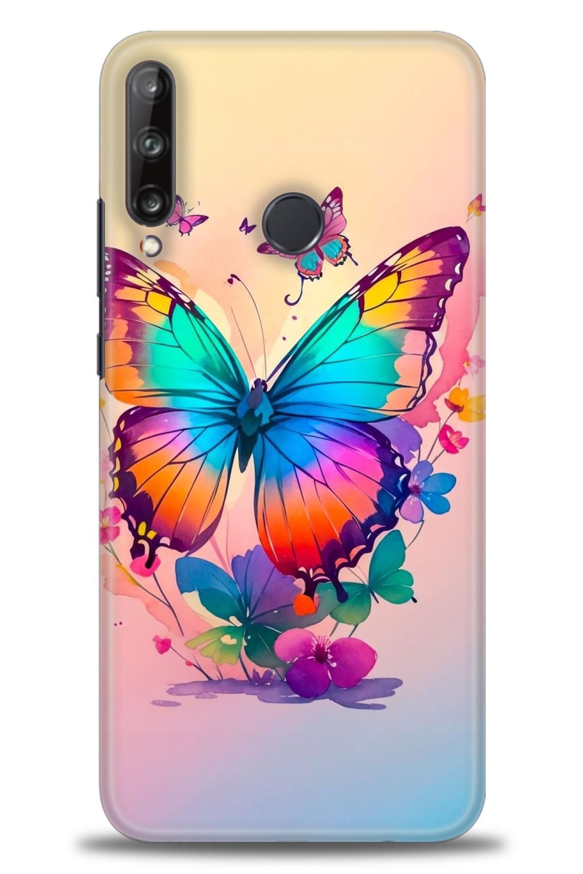 CooperTech Huawei P40 Lite E İle Uyumlu HD Baskılı Silikon Kılıf - 189