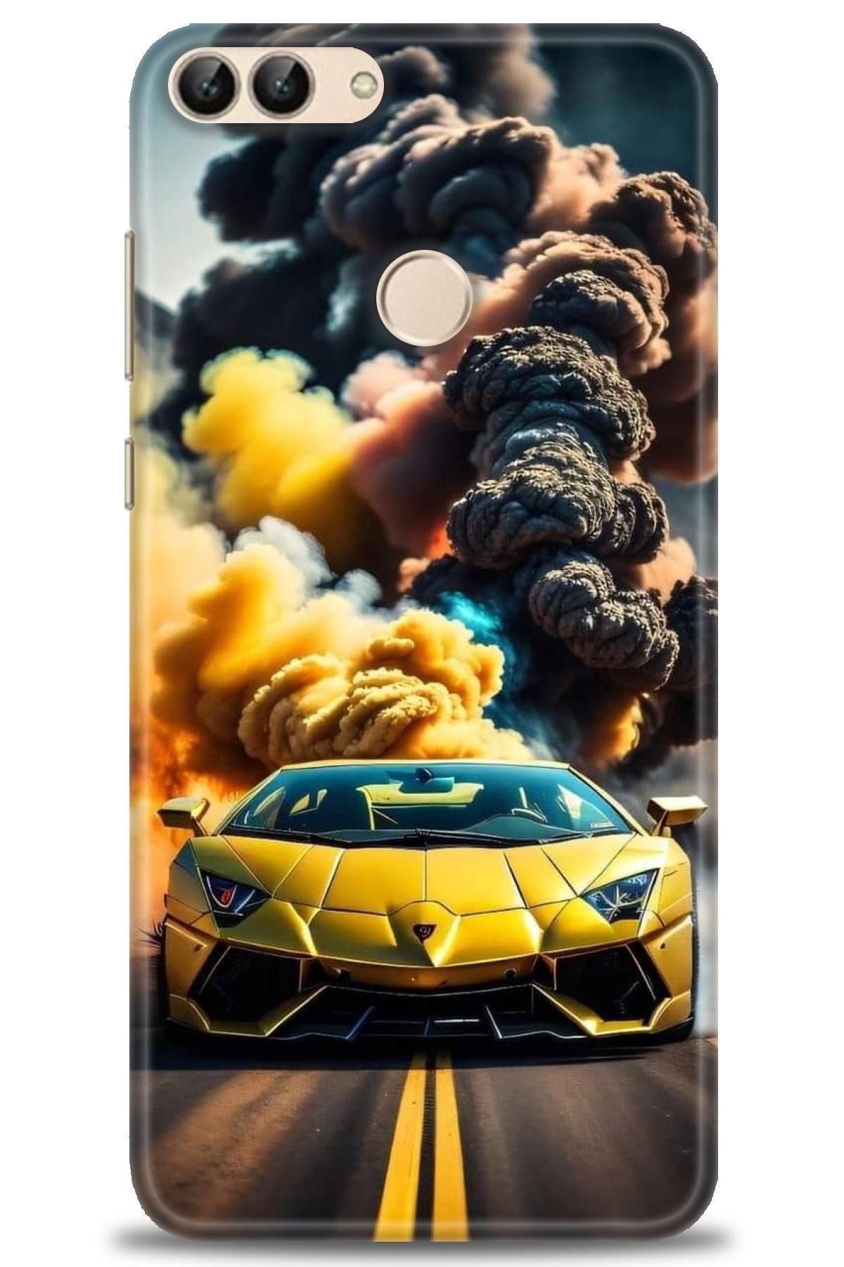CooperTech Huawei P Smart İle Uyumlu HD Baskılı Silikon Kılıf - 853