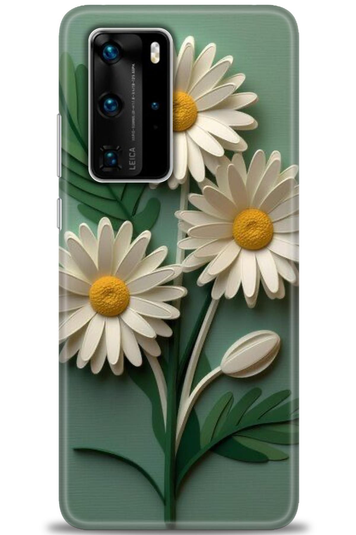 CooperTech Huawei P40 Pro İle Uyumlu HD Baskılı Silikon Kılıf - 349