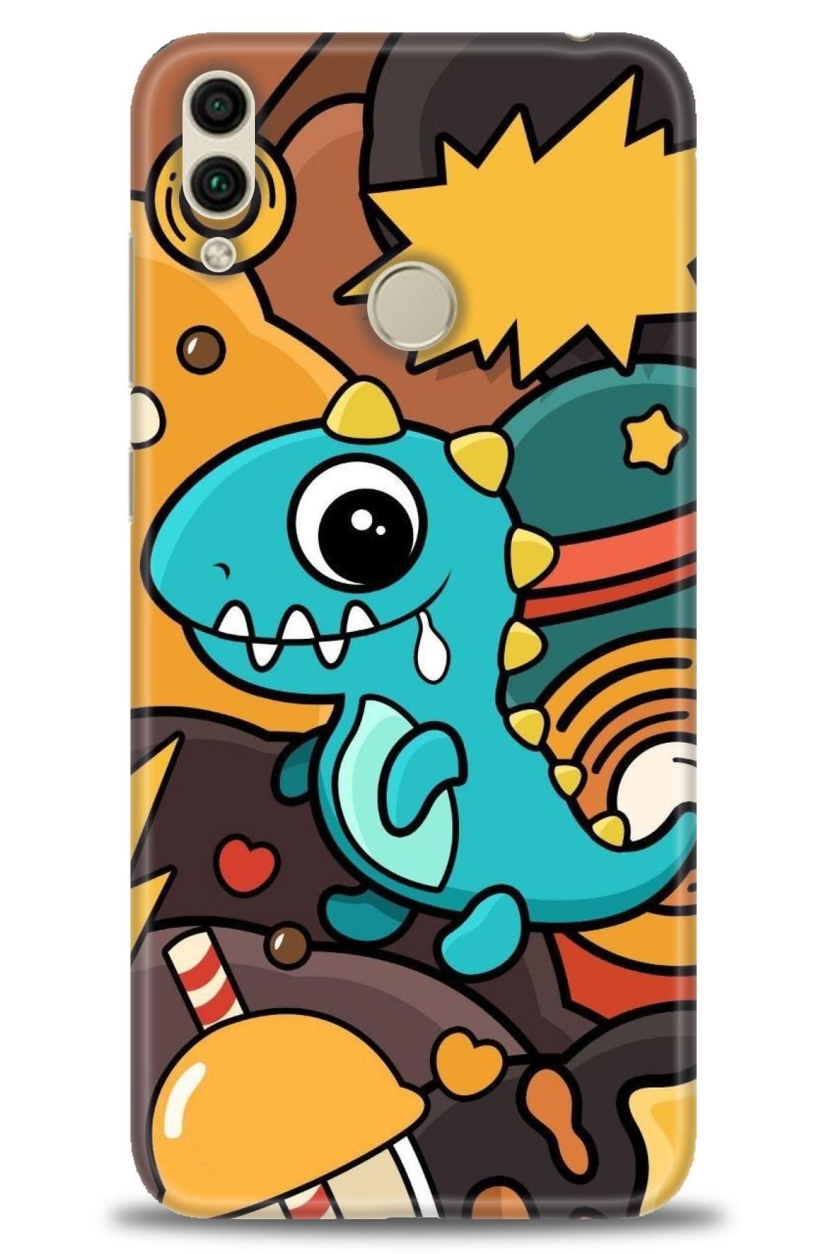 CooperTech Huawei Honor 8C İle Uyumlu HD Baskılı Silikon Kılıf - 491