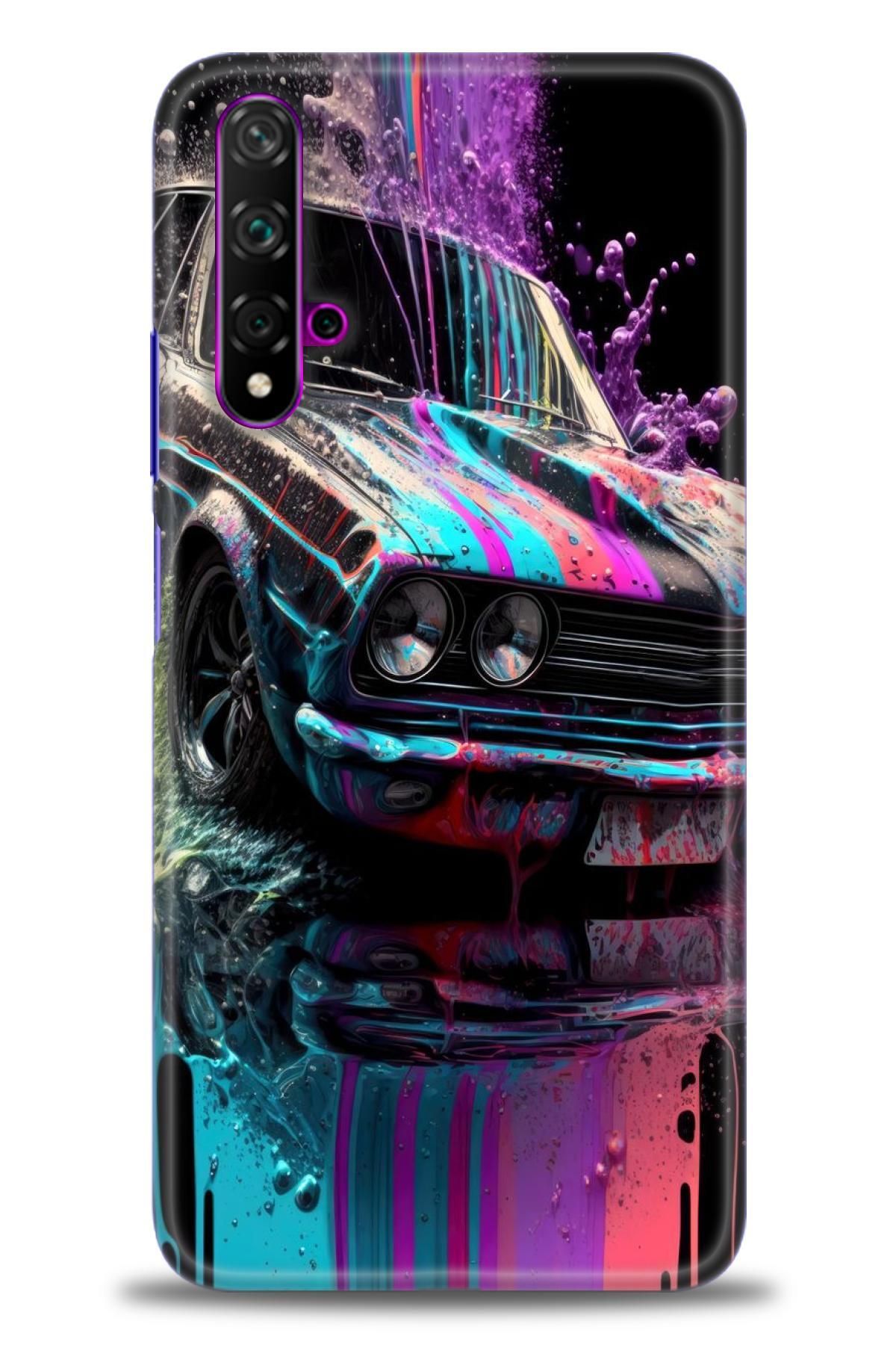 CooperTech Huawei Nova 5T İle Uyumlu HD Baskılı Silikon Kılıf - 574