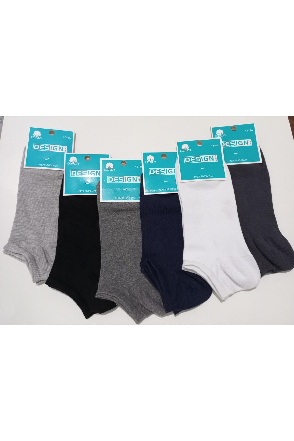 RBS SOCKS ERKEK PAMUKLU NAYLONSUZ KISA PATİK 12'Lİ