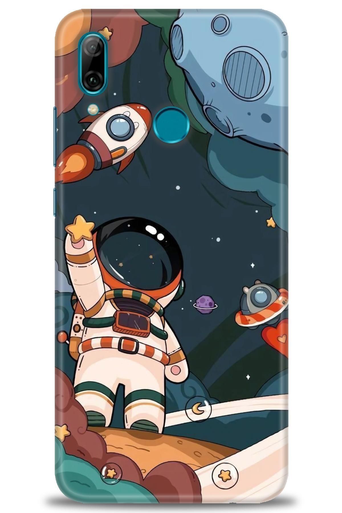 CooperTech Huawei P Smart Pro 2019 İle Uyumlu HD Baskılı Silikon Kılıf - 1100