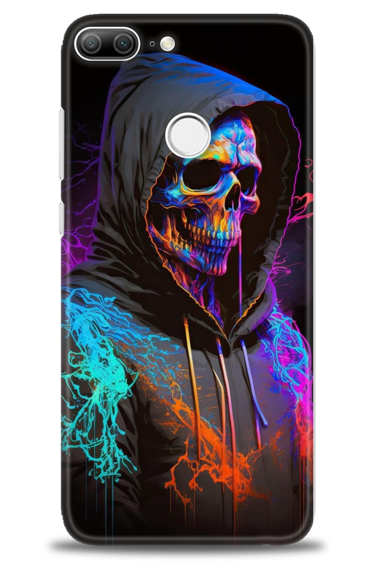 CooperTech Huawei Honor 9 Lite İle Uyumlu HD Baskılı Silikon Kılıf - 912