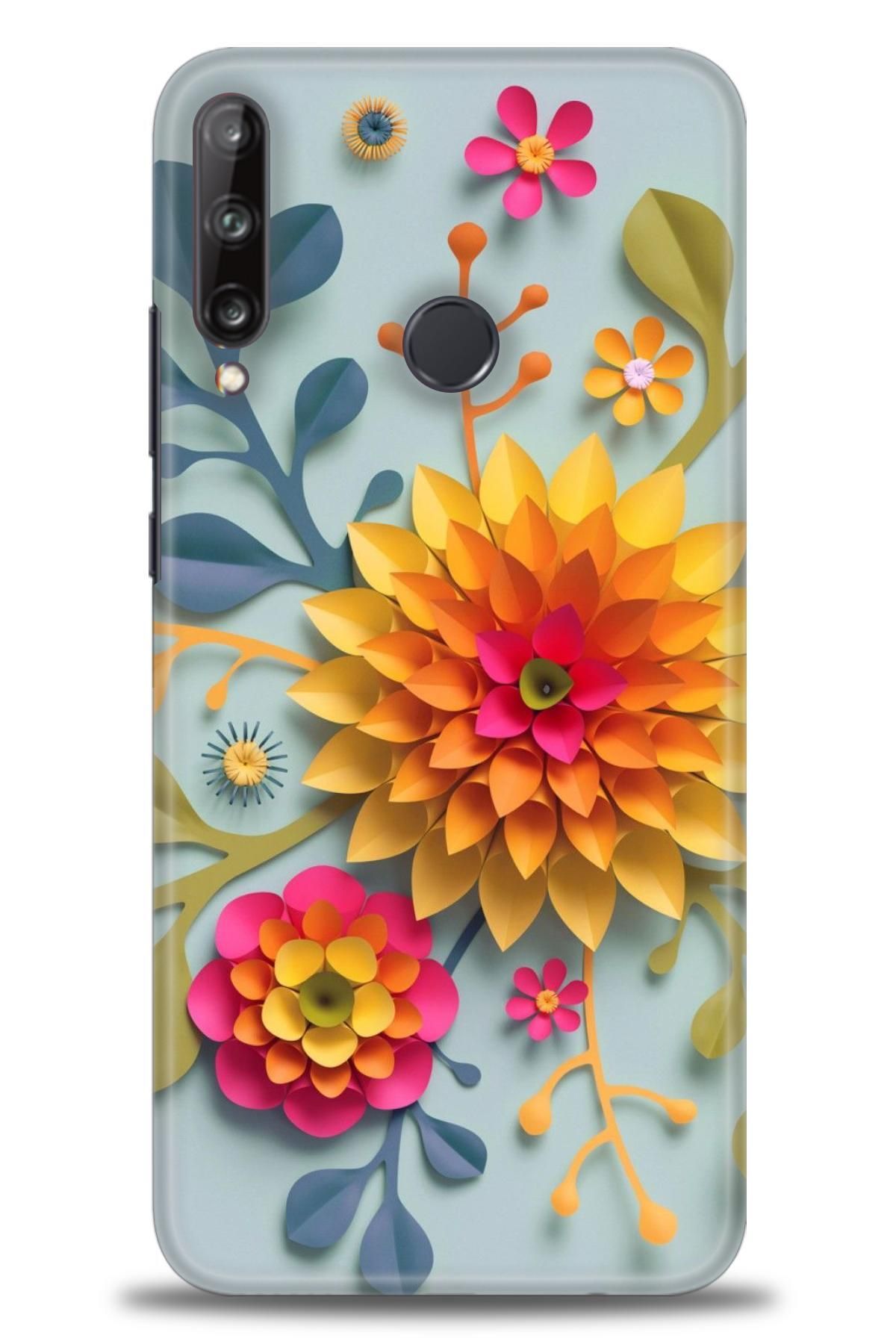 CooperTech Huawei P40 Lite E İle Uyumlu HD Baskılı Silikon Kılıf - 345