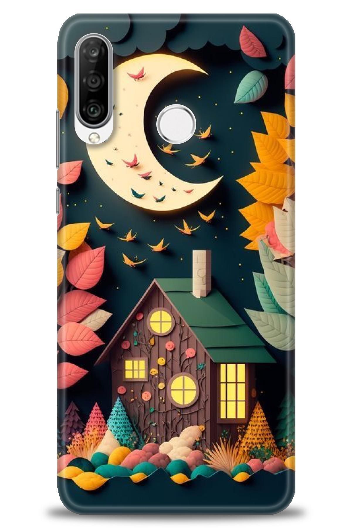 CooperTech Huawei P30 Lite İle Uyumlu HD Baskılı Silikon Kılıf - 626