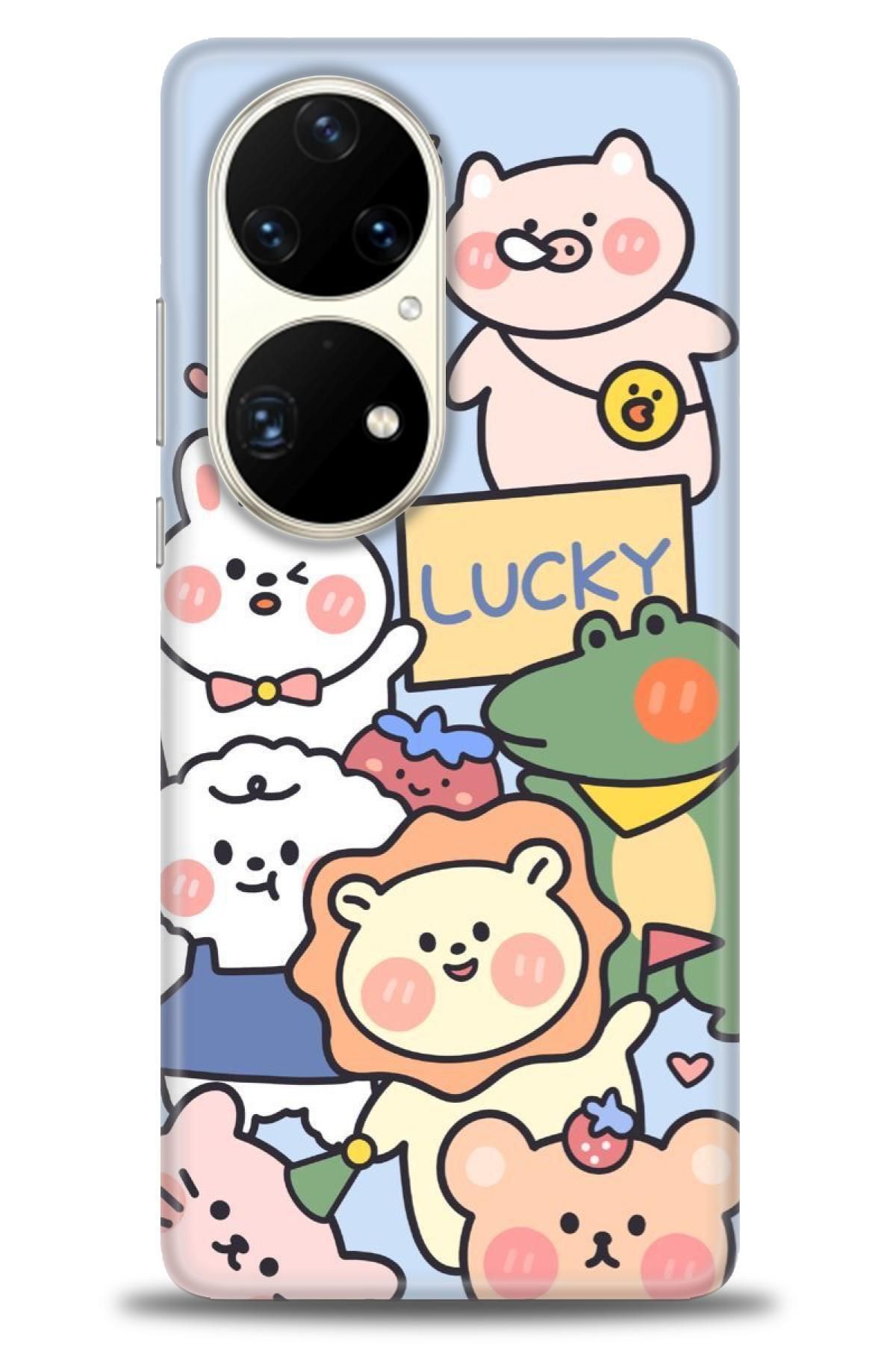 CooperTech Huawei P50 Pro İle Uyumlu HD Baskılı Silikon Kılıf - 293