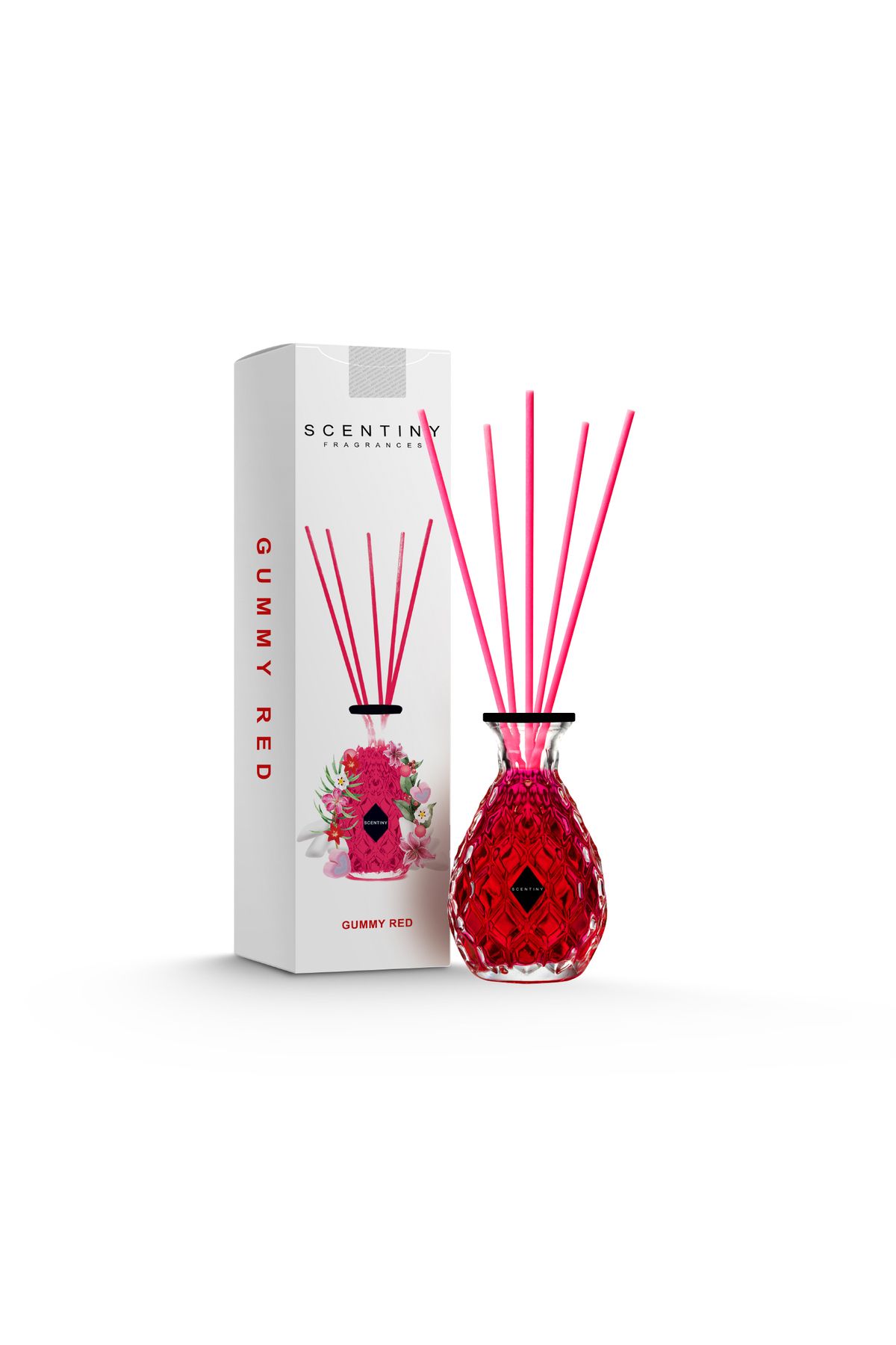 Scentiny Fragrances Gummy Red Çubuklu Oda Parfümü 110 ML