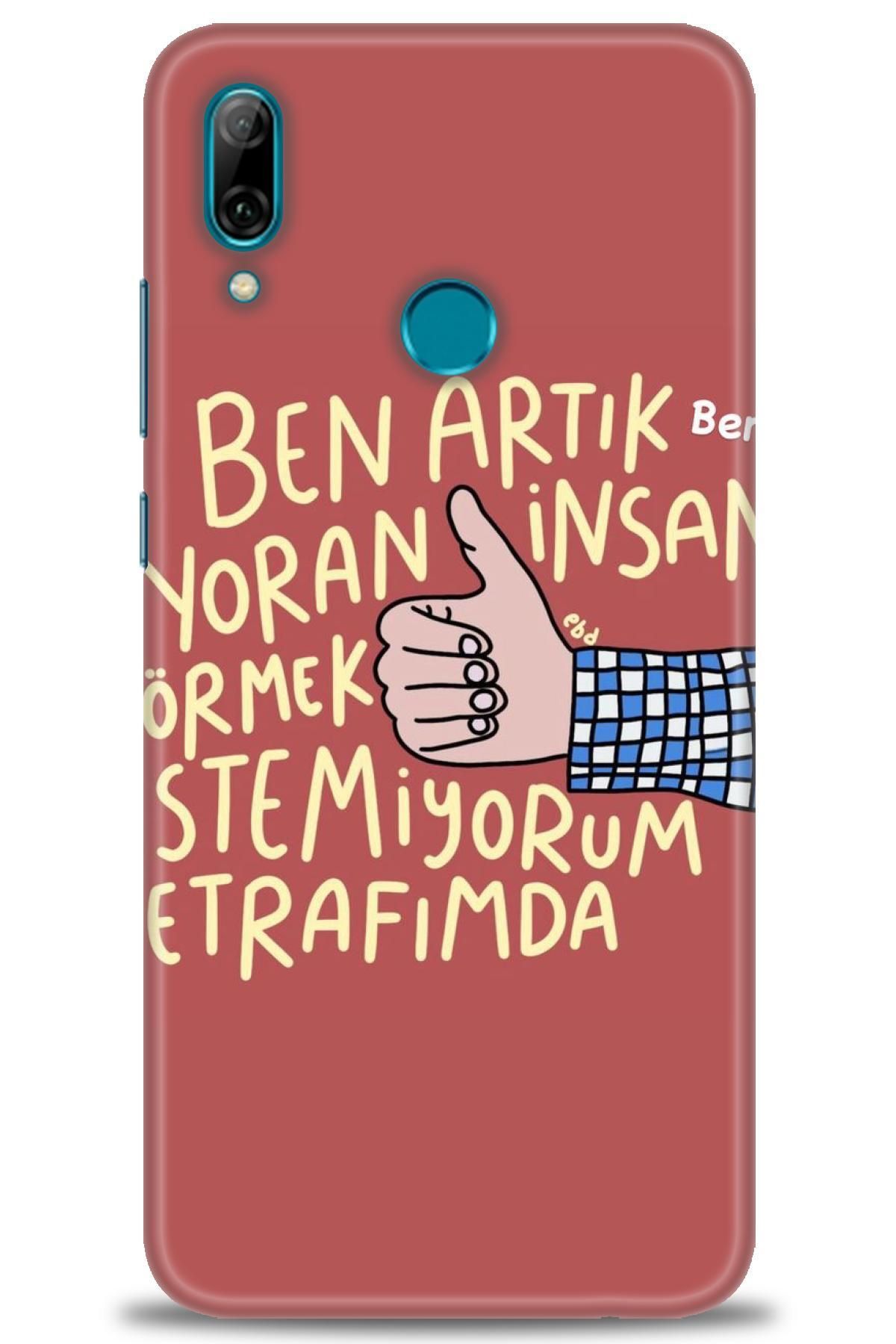 CooperTech Huawei P Smart Pro 2019 İle Uyumlu HD Baskılı Silikon Kılıf - 1074