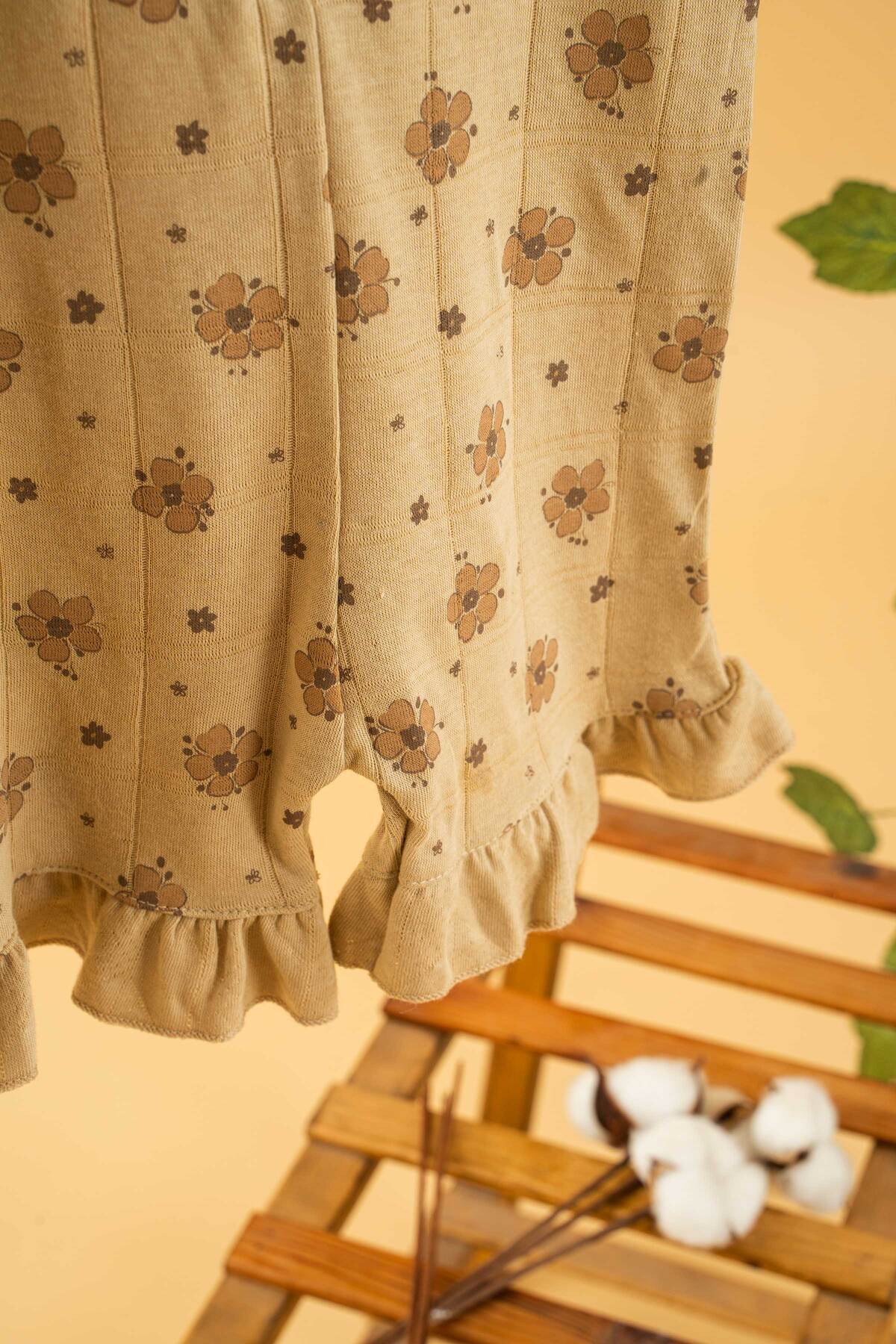 bombe-Baby Kids Coffee Cotton Rope Strap Comfortable Jumpsuit Salopet Trend Fashion Bottom Top Suit Jumpsuit 3