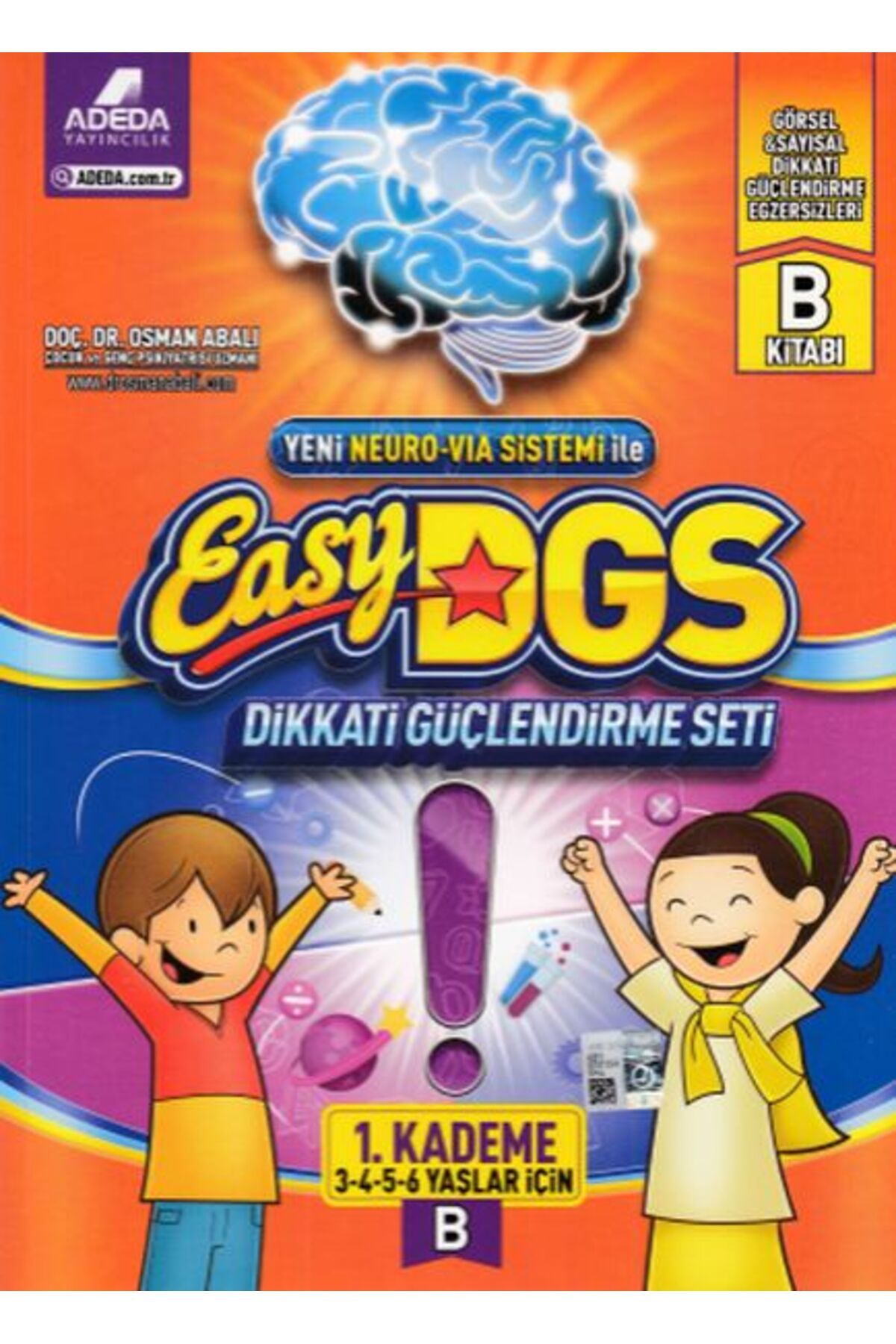 Türk Dil Kurumu Yayınları EASY Dikkati Güçlendirme Seti 3-6 yaş B Kitapçığı