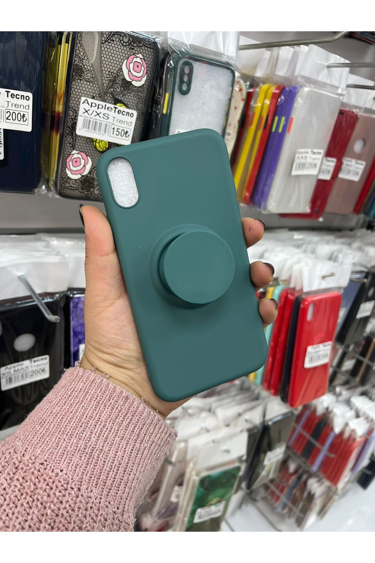 TECNOTREND Apple İphone XR pop soketli soft silikon kılıf
