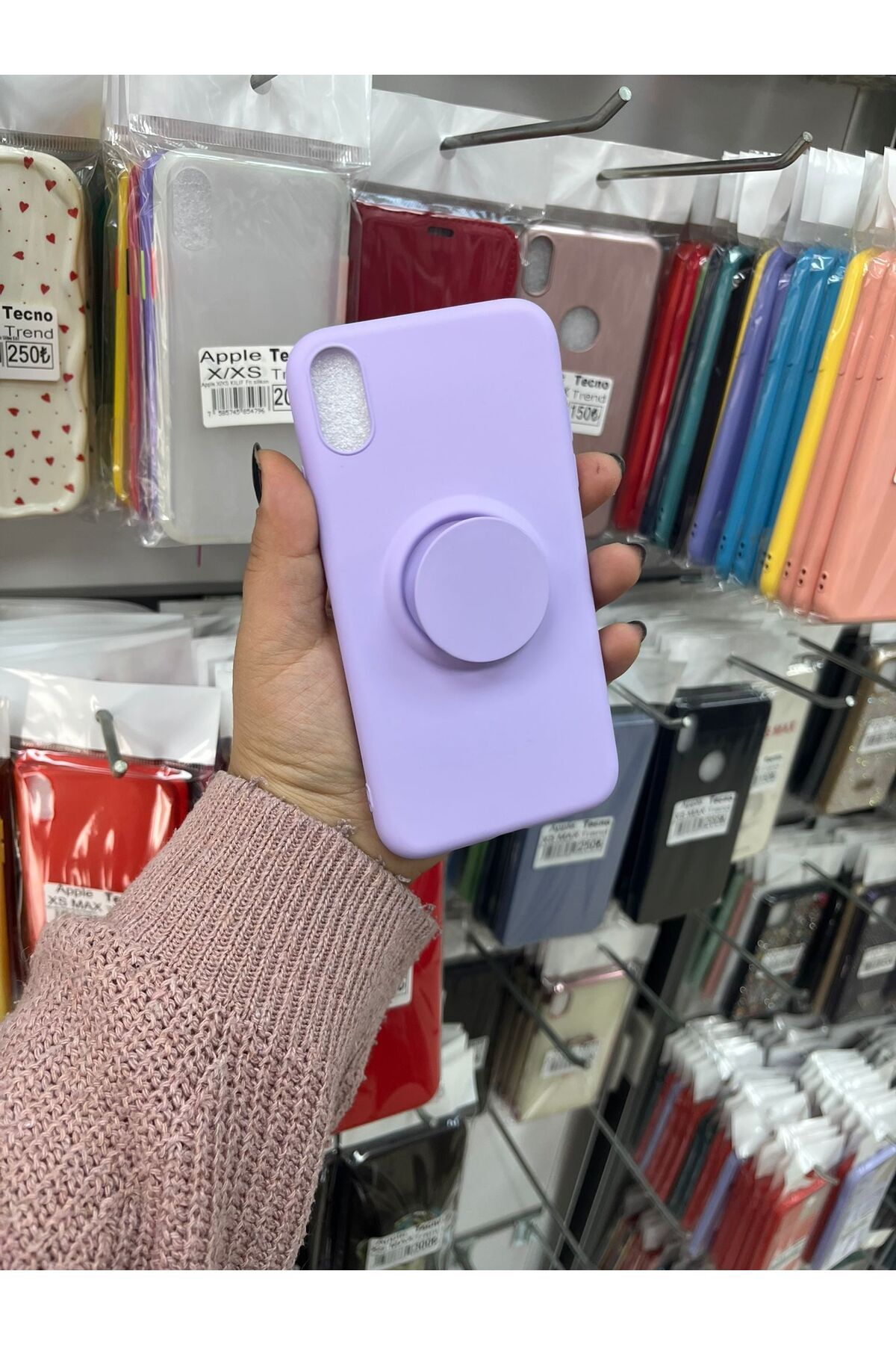 TECNOTREND Apple İphone XR pop soketli soft silikon kılıf