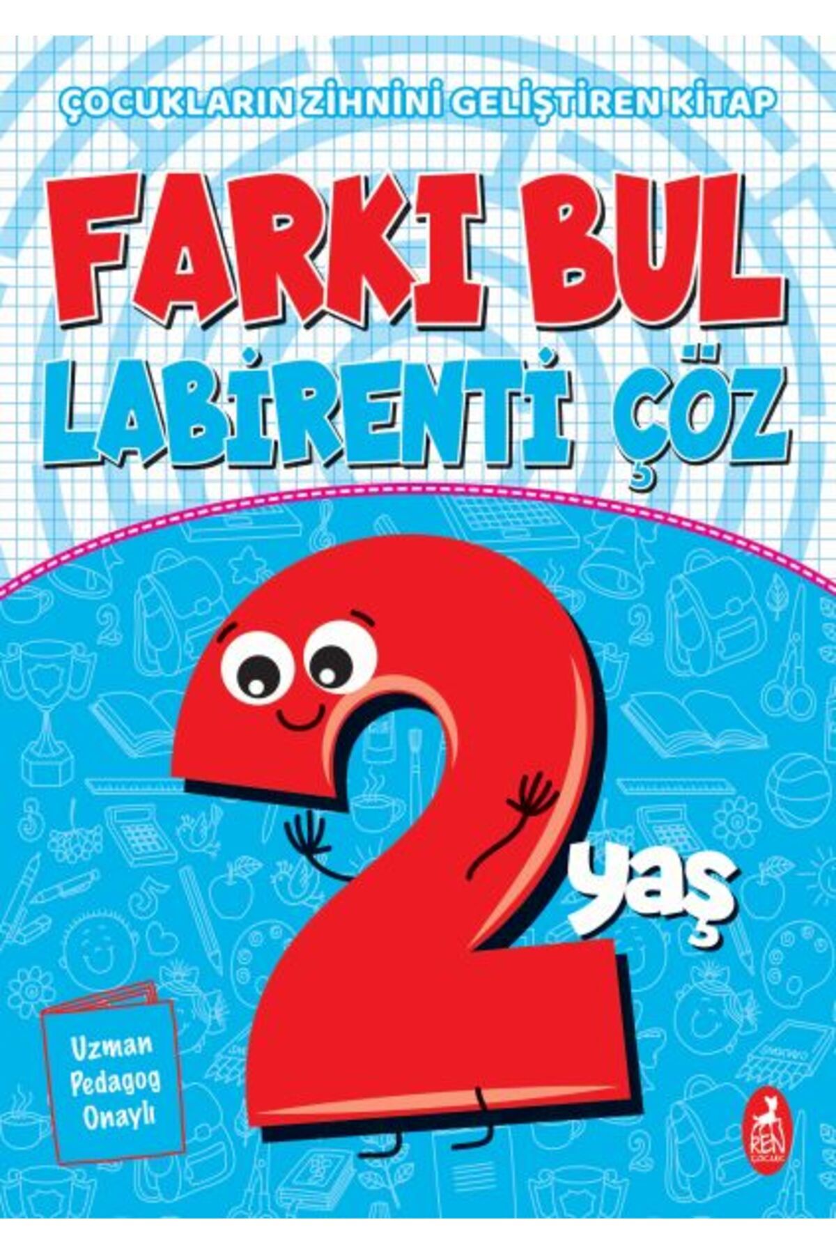 Türk Dil Kurumu Yayınları Farkı Bul Labirenti Çöz 2 Yaş - Çocukların Zihnini Geliştiren Kitap