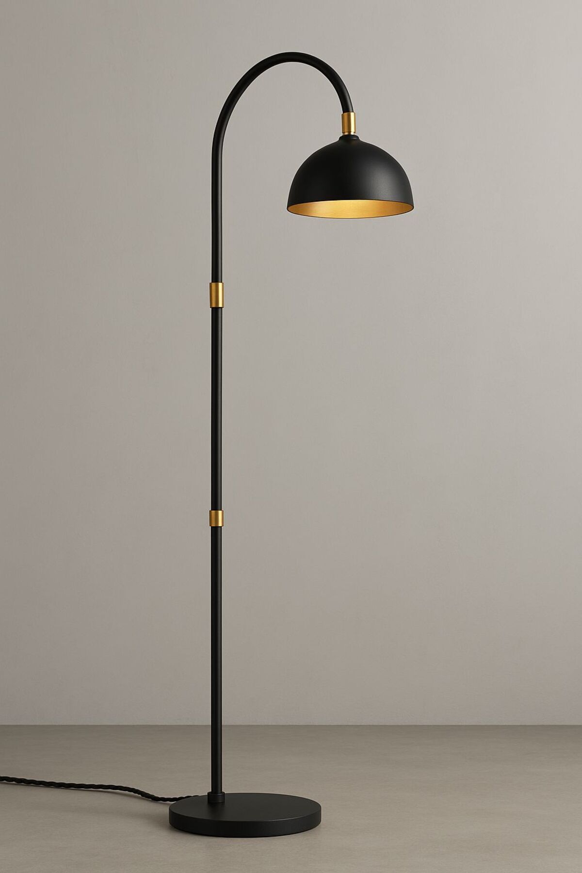 Vinner Curve Lambader Modern Dekoratif Metal Oturma Odası Çalışma Odası Zemin Lambası