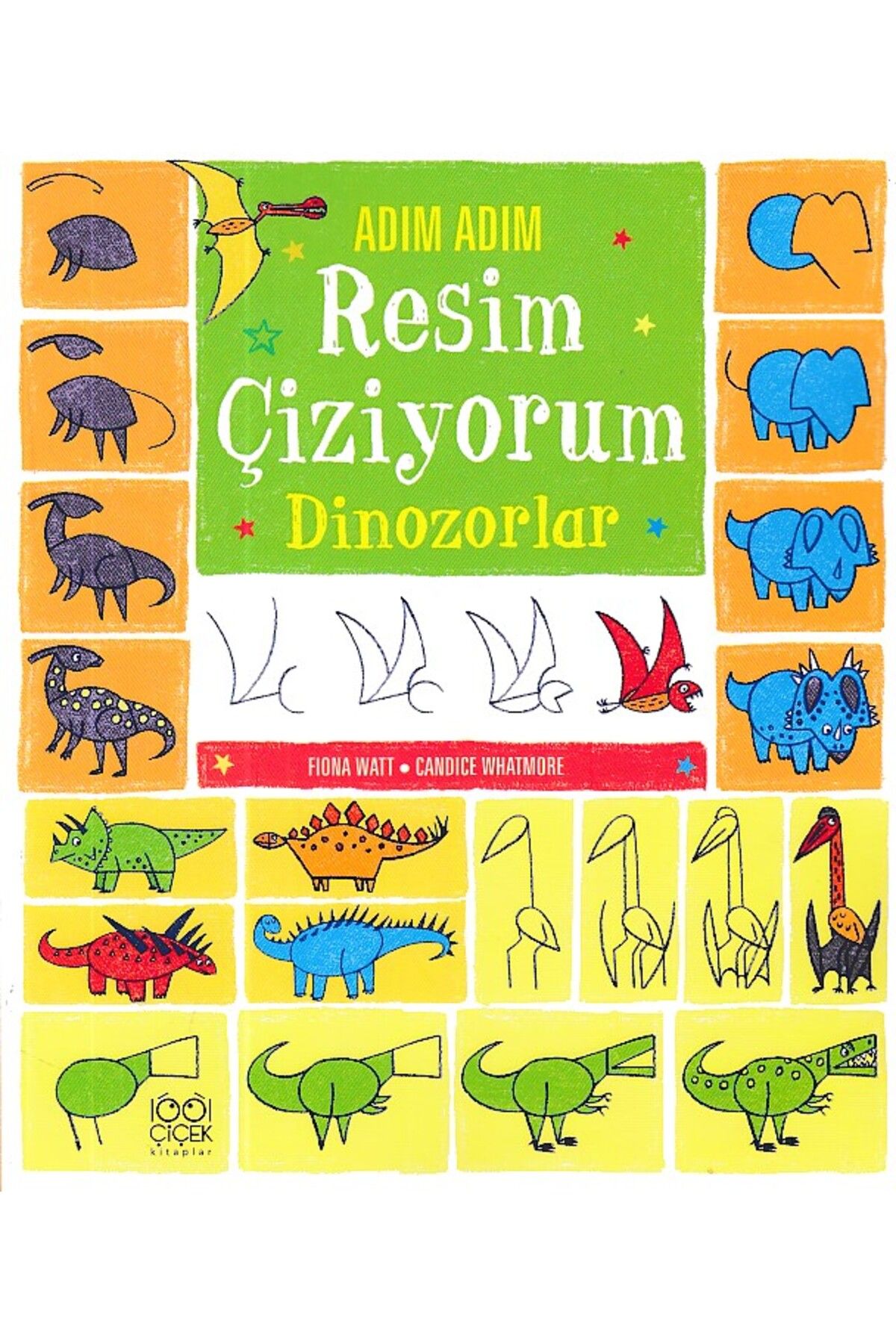 Türk Dil Kurumu Yayınları Adım Adım Resim Çiziyorum Dinozorlar