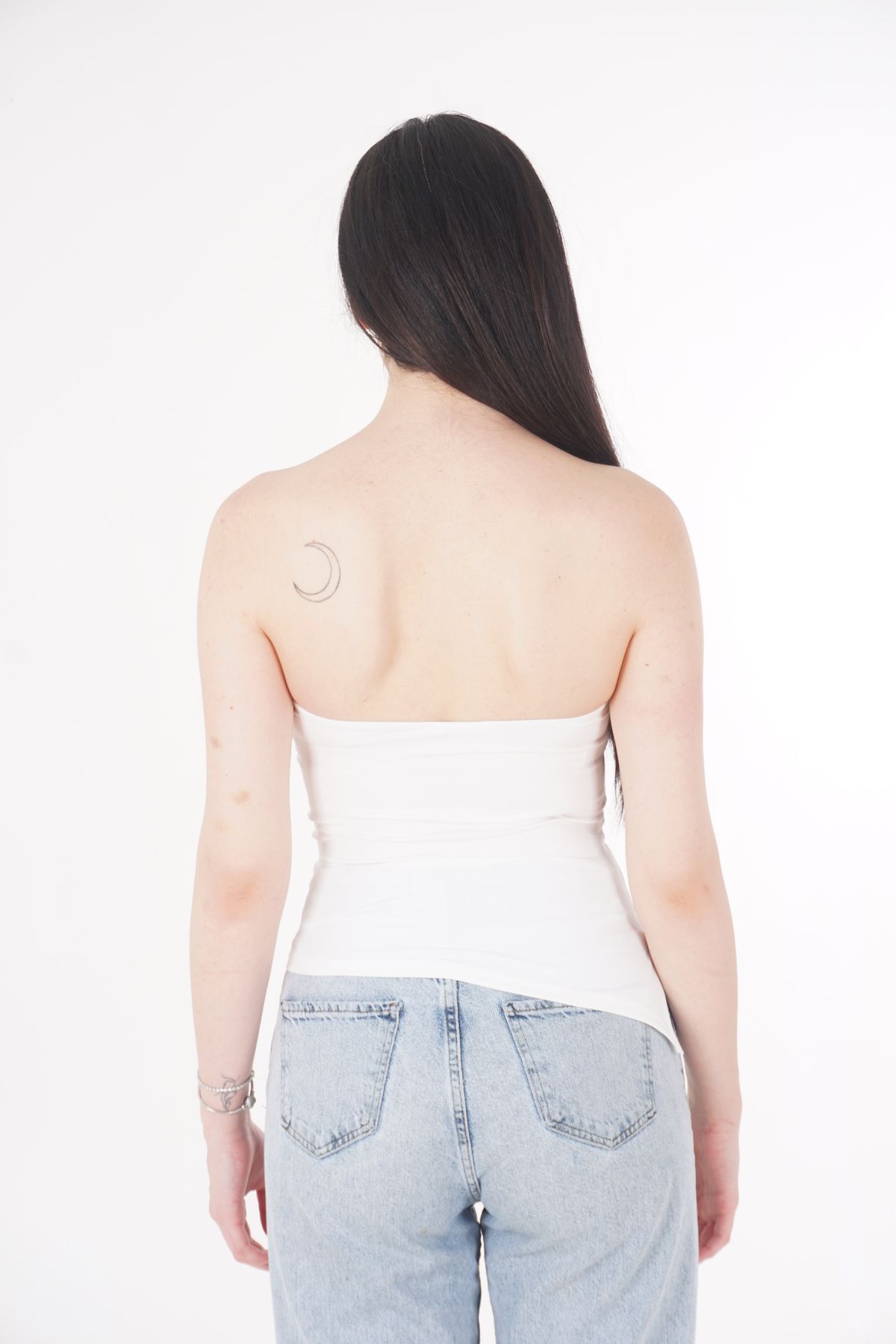 CHAURA-Asymmetrical Slit Crop Blouse 4